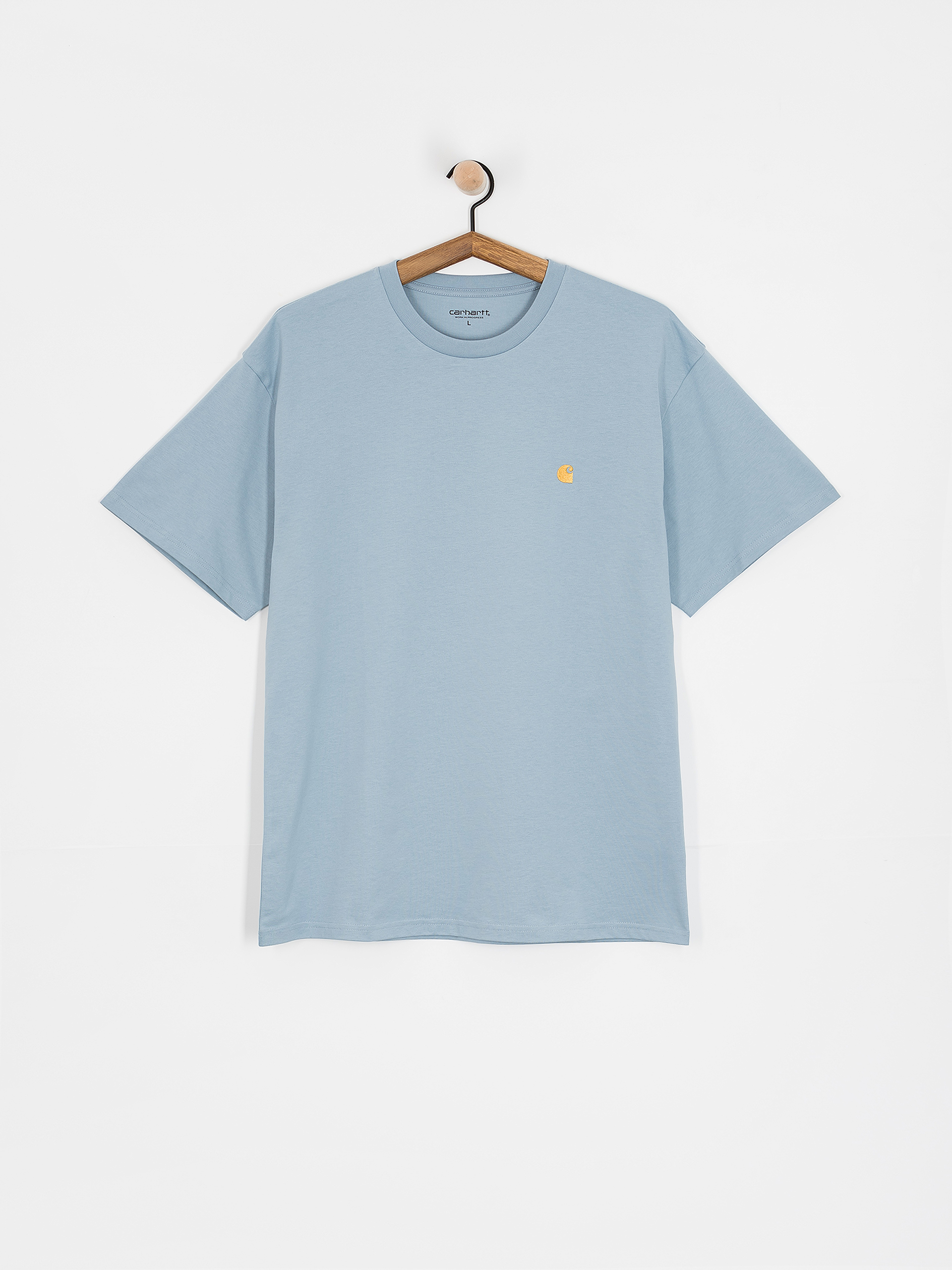 Футболка Carhartt WIP Chase (frosted blue/gold)