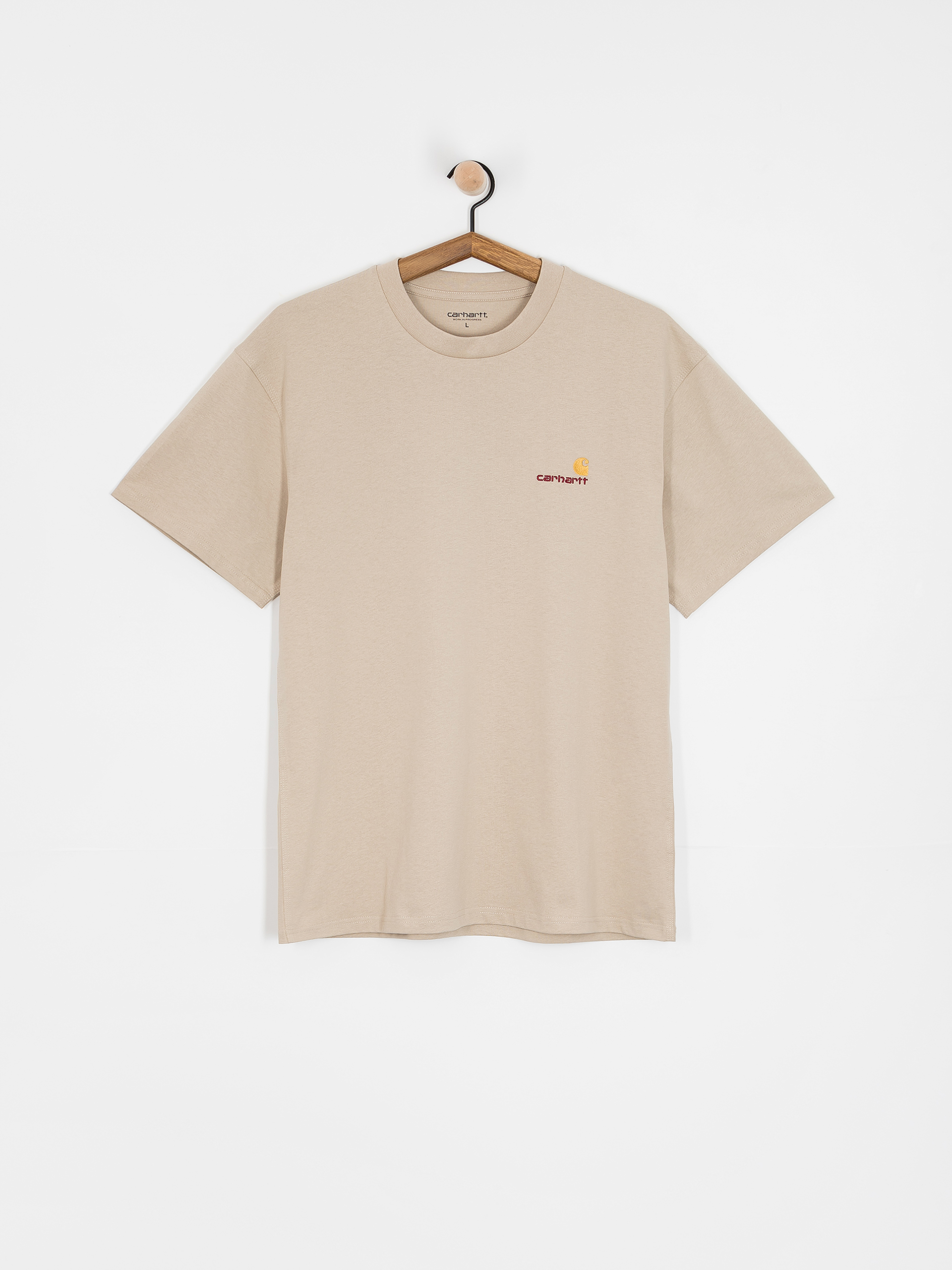 Футболка Carhartt WIP American Script (fleur de sel)