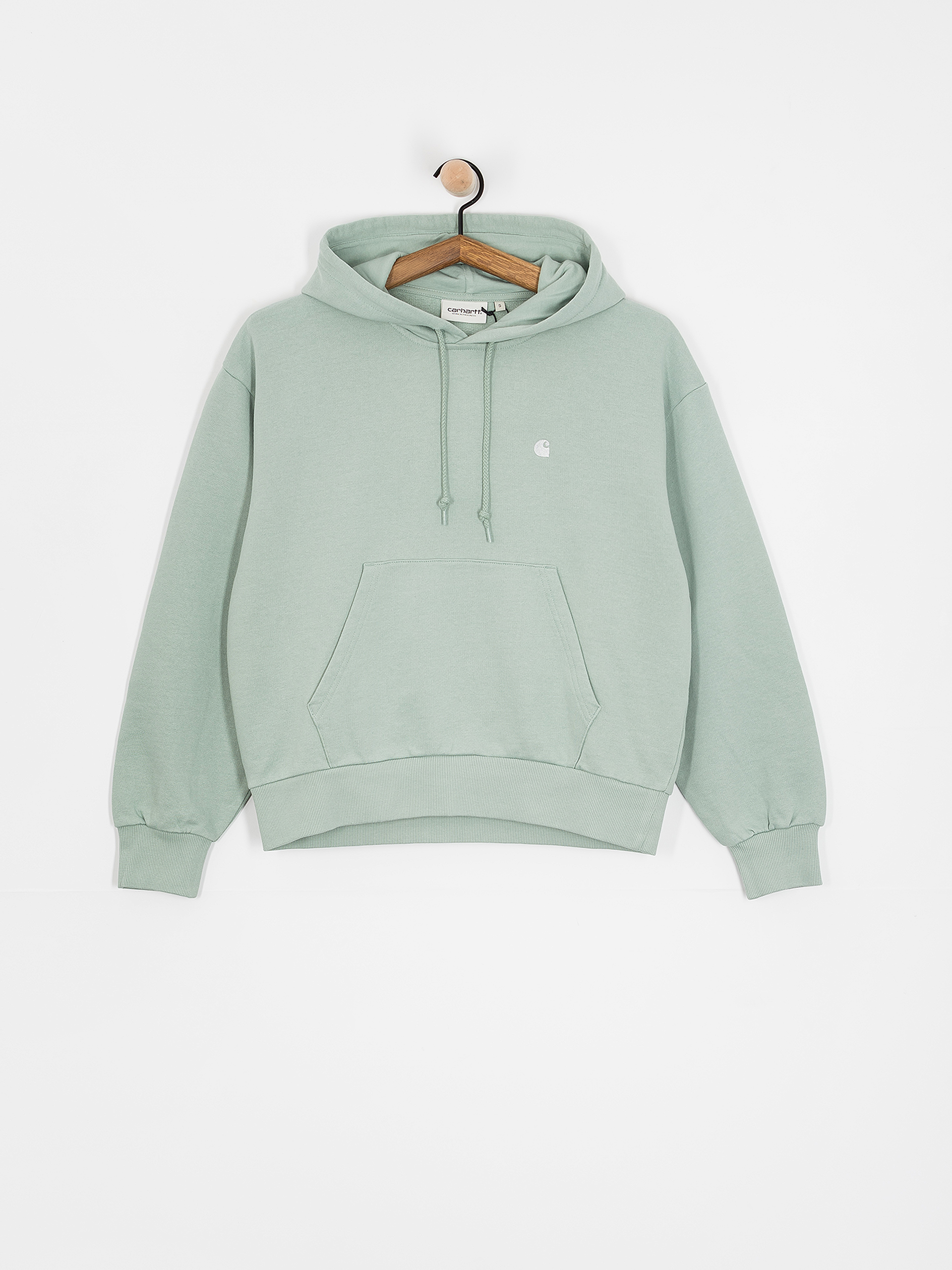 Худі Carhartt WIP Casey HD Wmn (frosted green/silver)