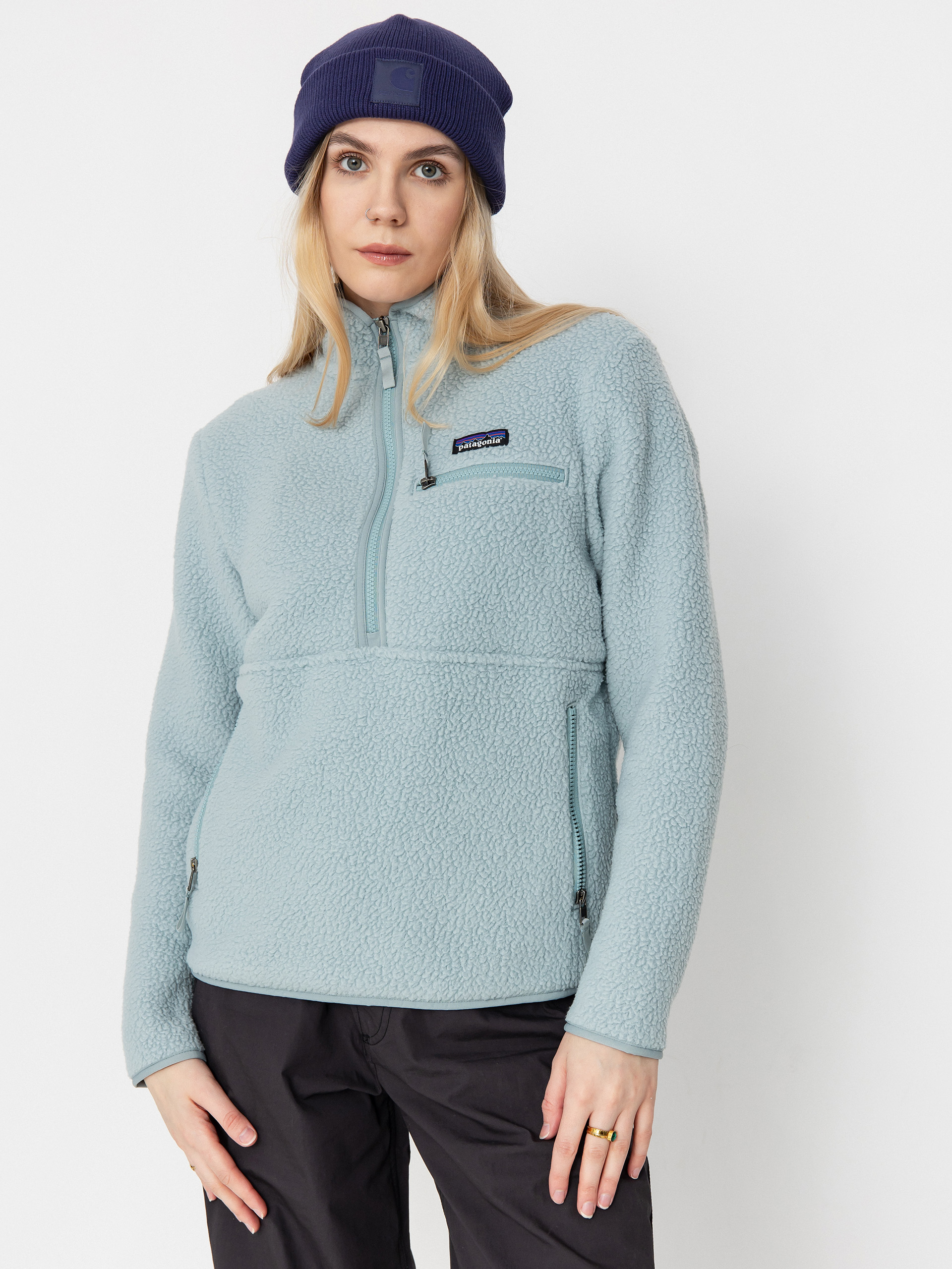 Флісовий светр Patagonia Retro Pile Marsupial Wmn (thermal blue)