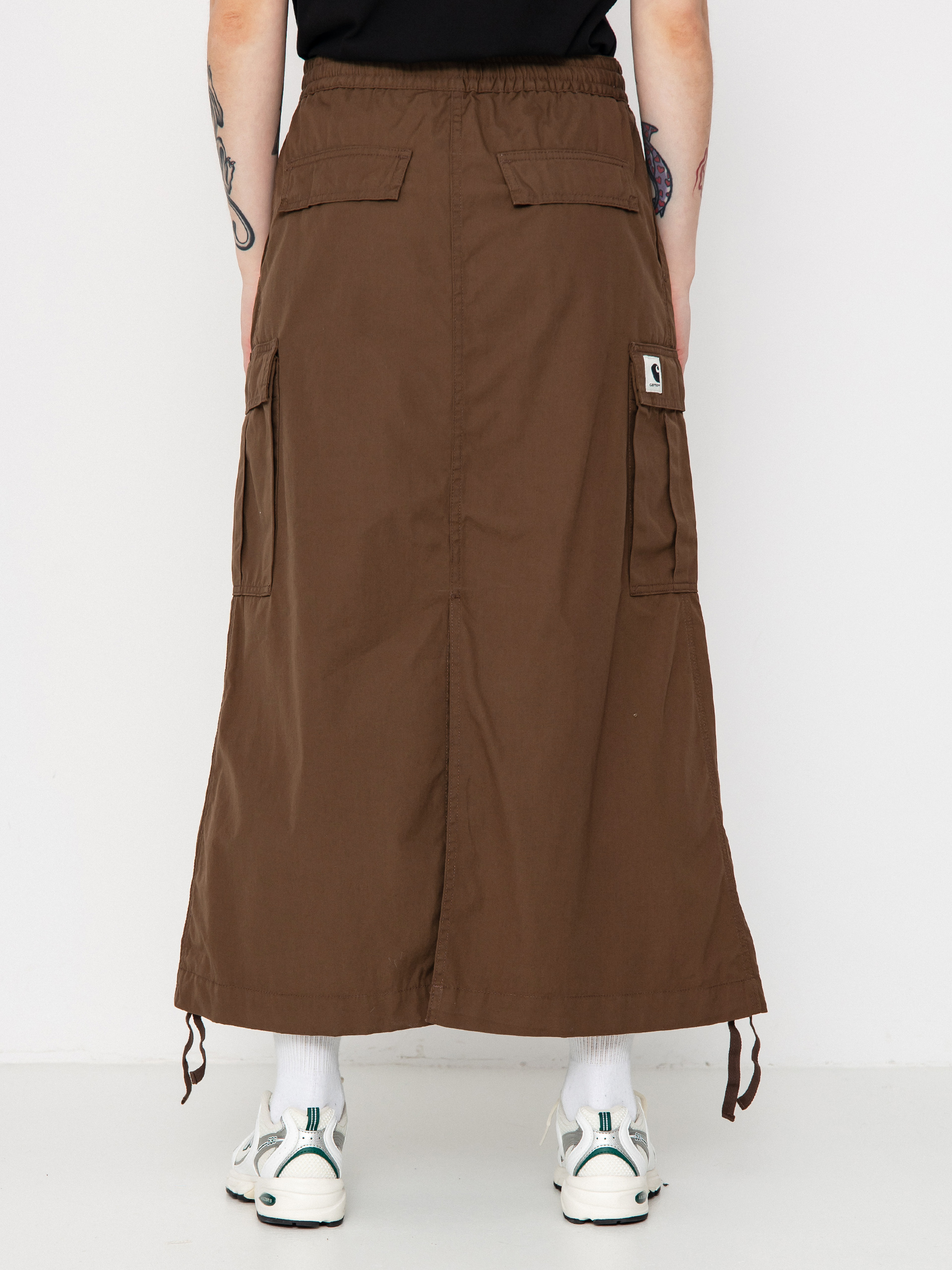 Спідниця Carhartt WIP Cargo Long Wmn - коричневий (chocolate)