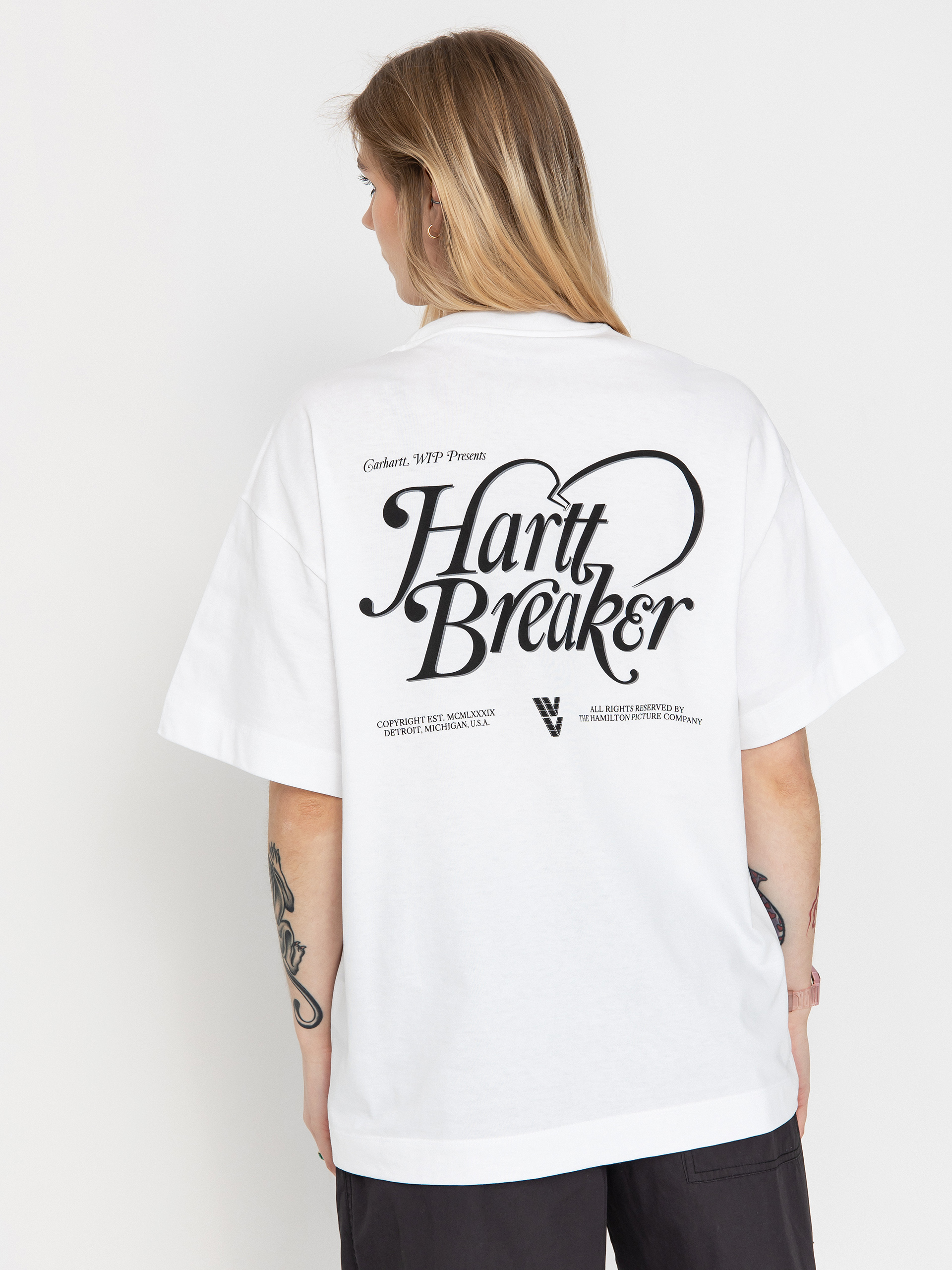Футболка Carhartt WIP Harttbreaker Wmn (white)