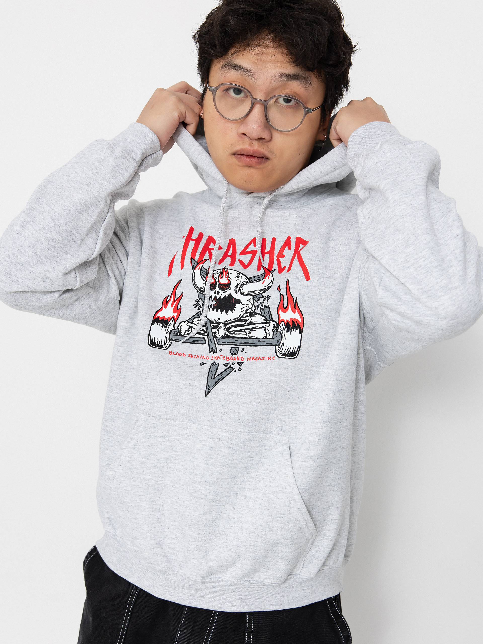 Худі Thrasher X Toy Machine Monster Gram HD