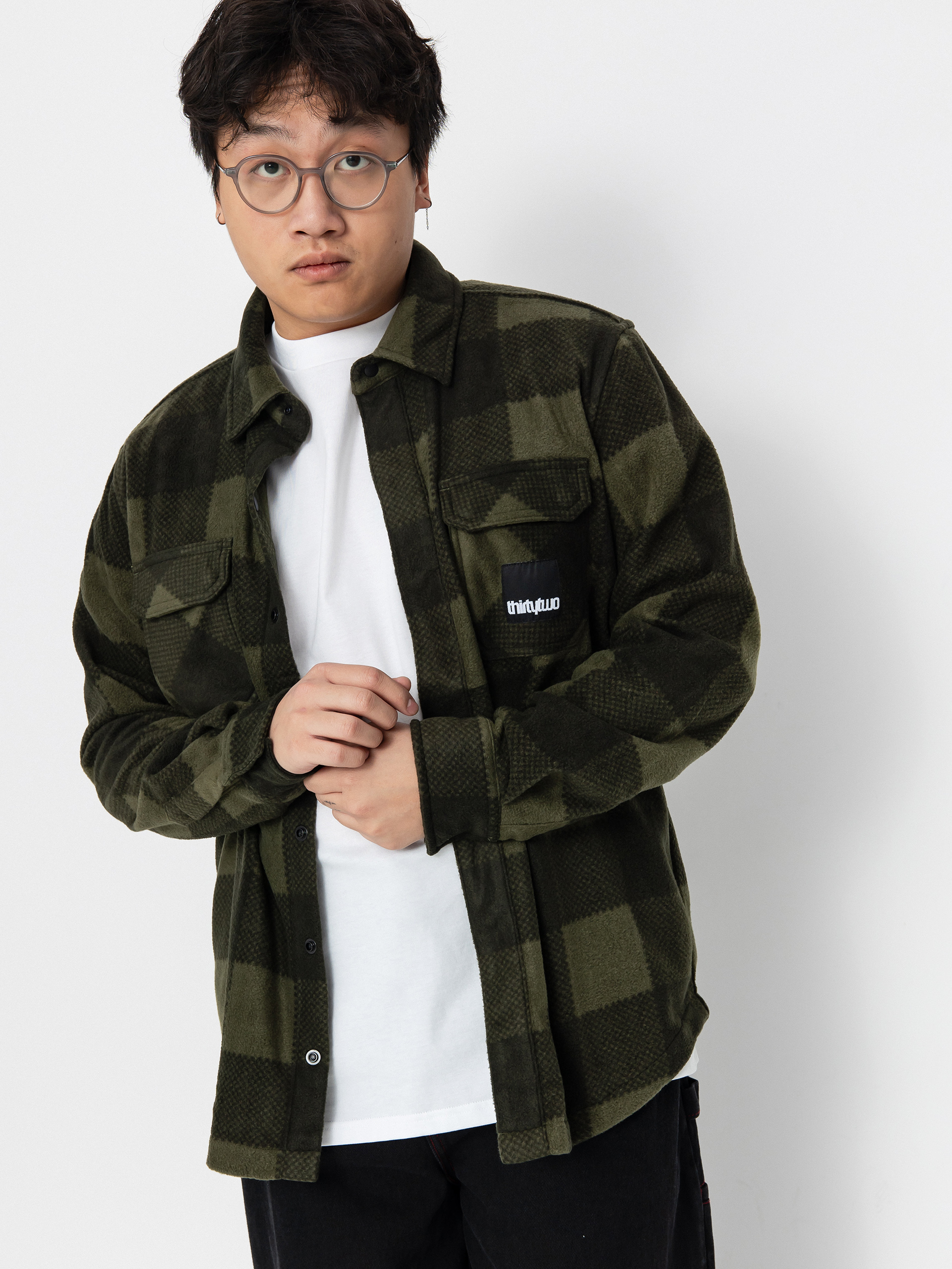 u0421u043eu0440u043eu0447u043au0430 ThirtyTwo Rest Stop Shirt (military)