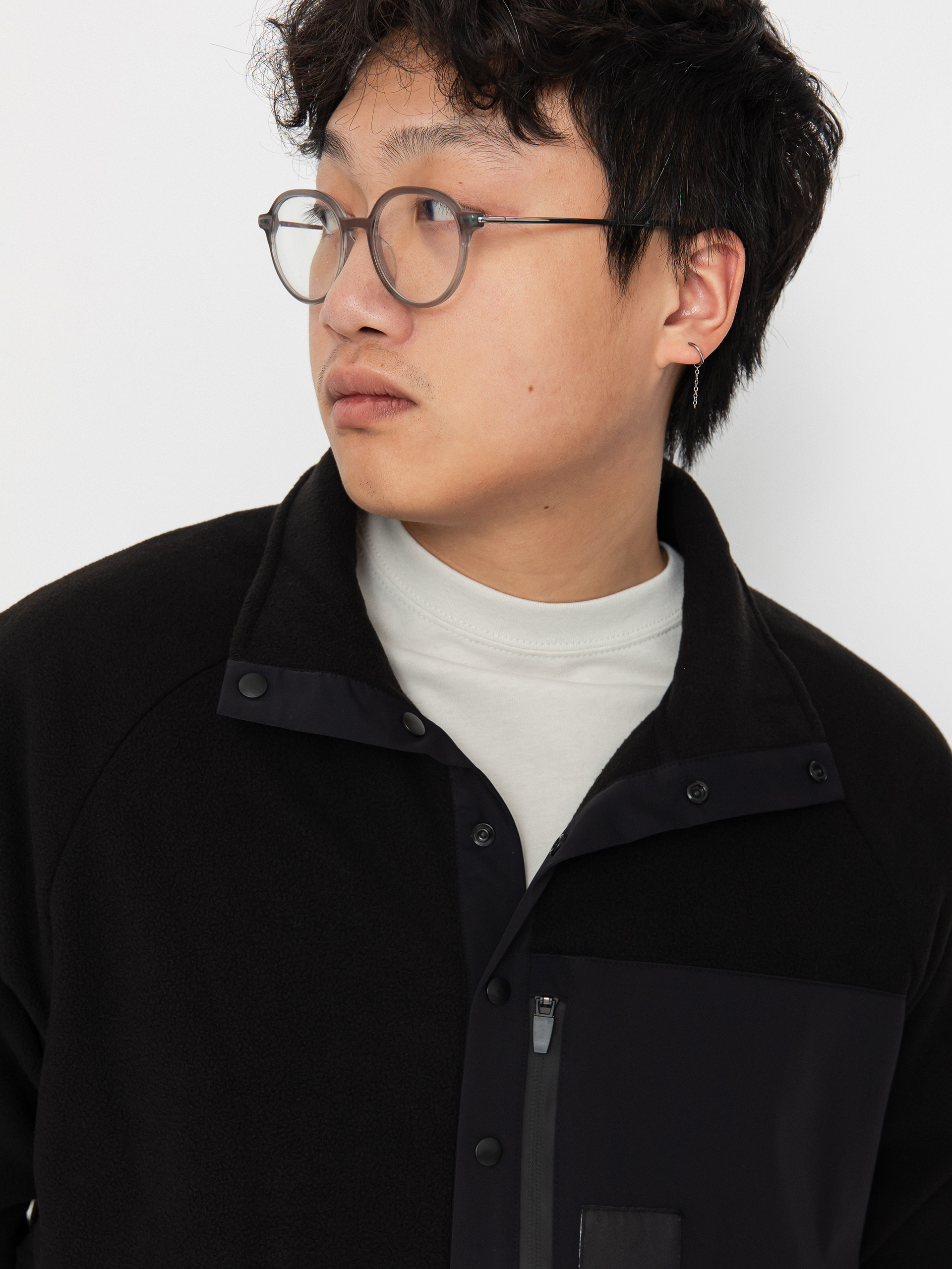 Чоловіча Термосвітшот ThirtyTwo Rest Stop Anorak (black)