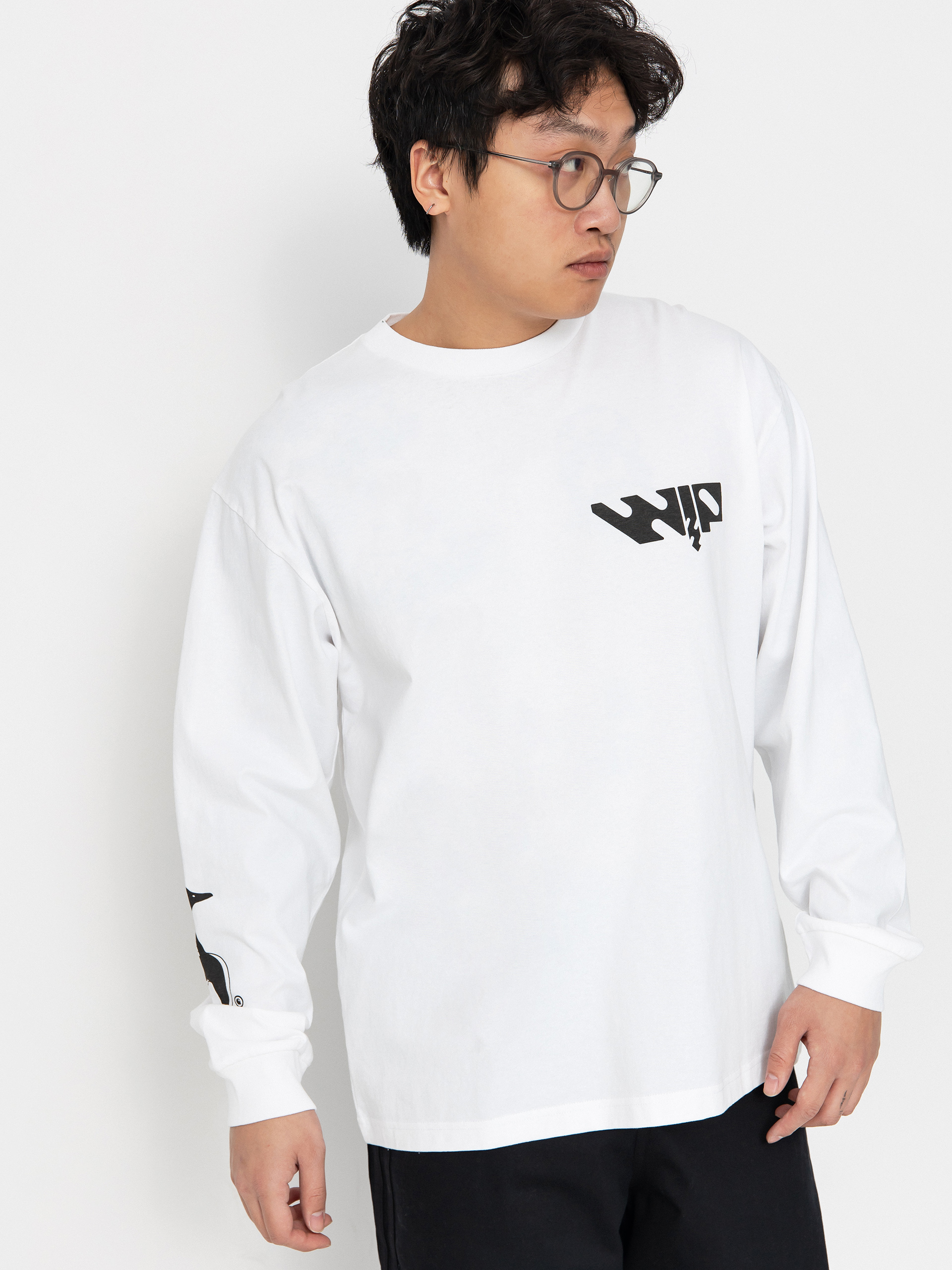 Лонгслів Carhartt WIP Industry (white/black)