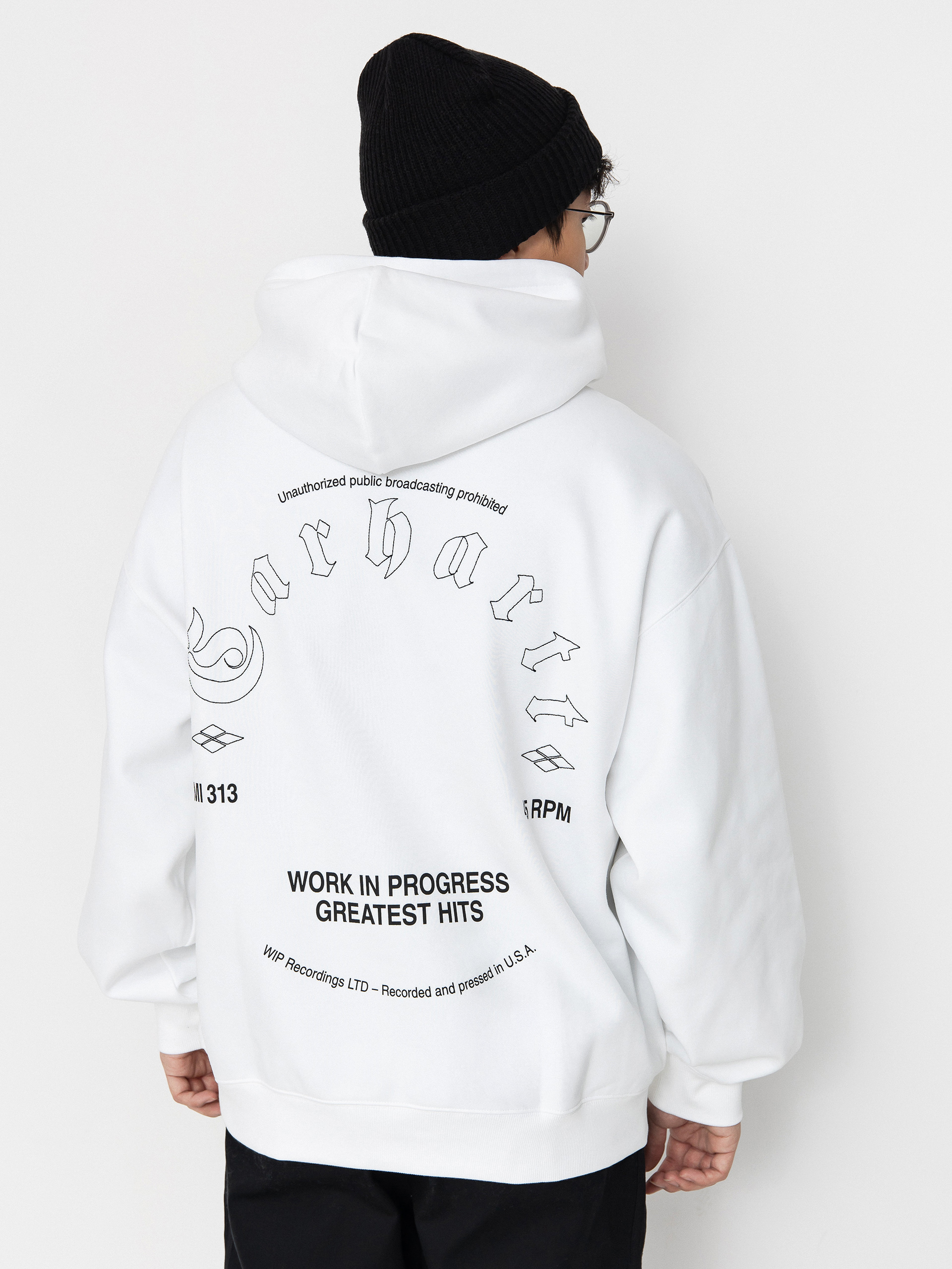 Худі Carhartt WIP Greatest Hits HD (white/black)
