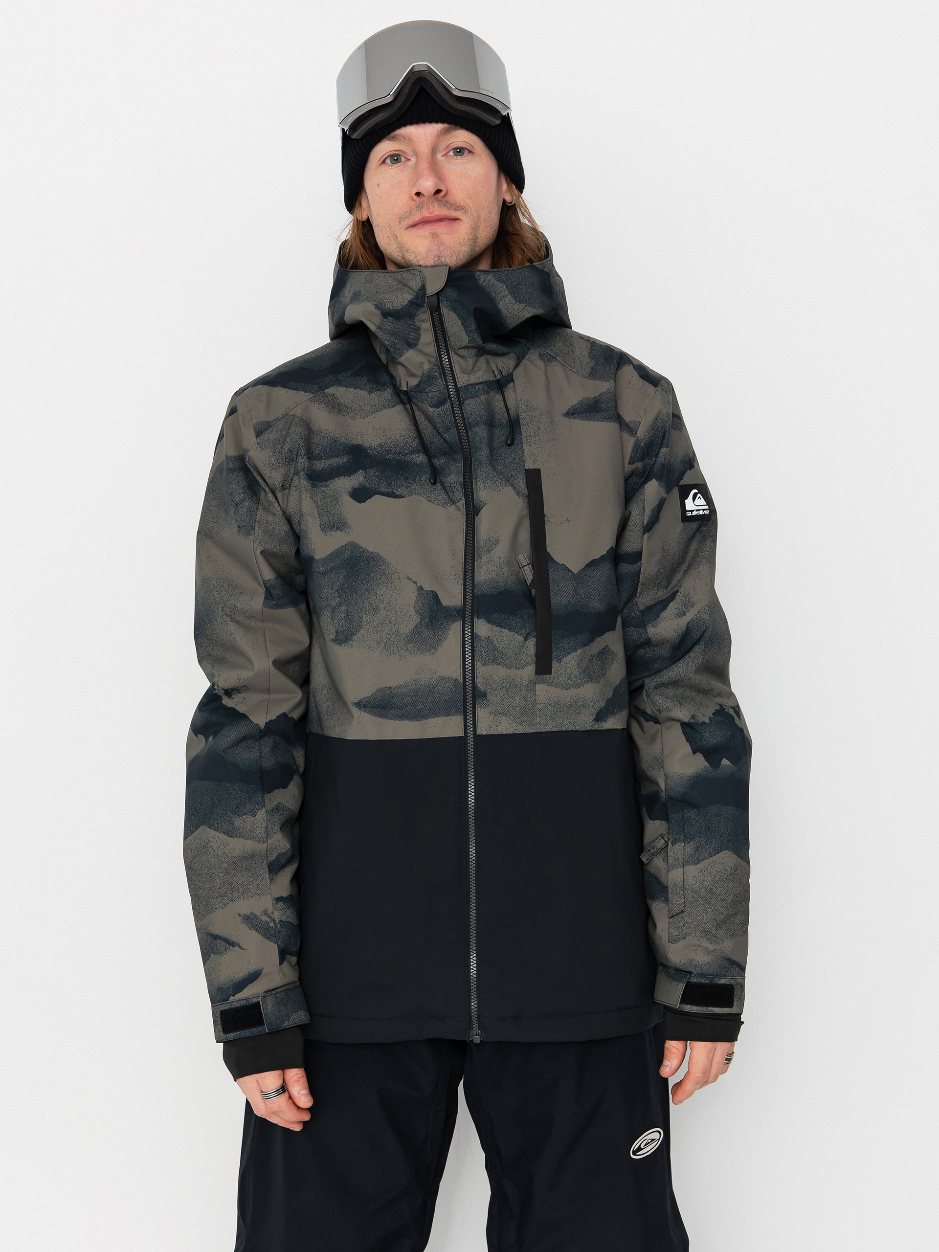 Сноубордична куртка Quiksilver Mission Printed Block (mountain spray cante)