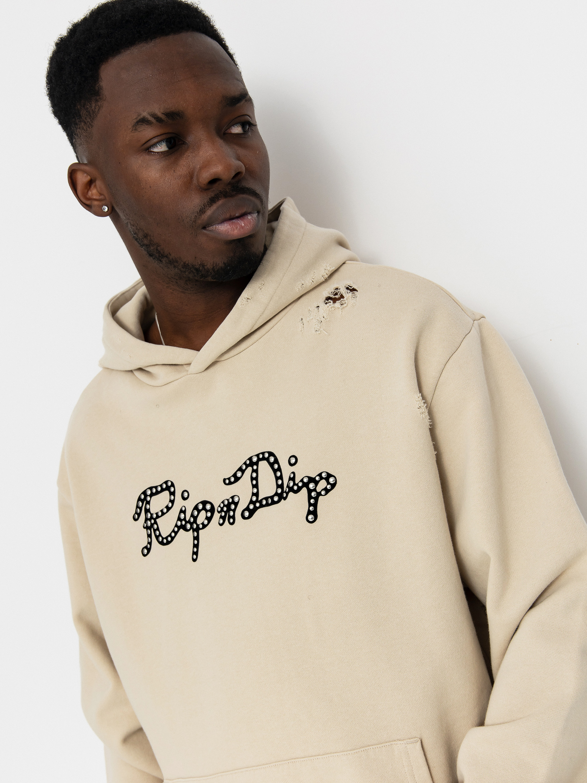 Худі RipNDip Script HD (khaki)