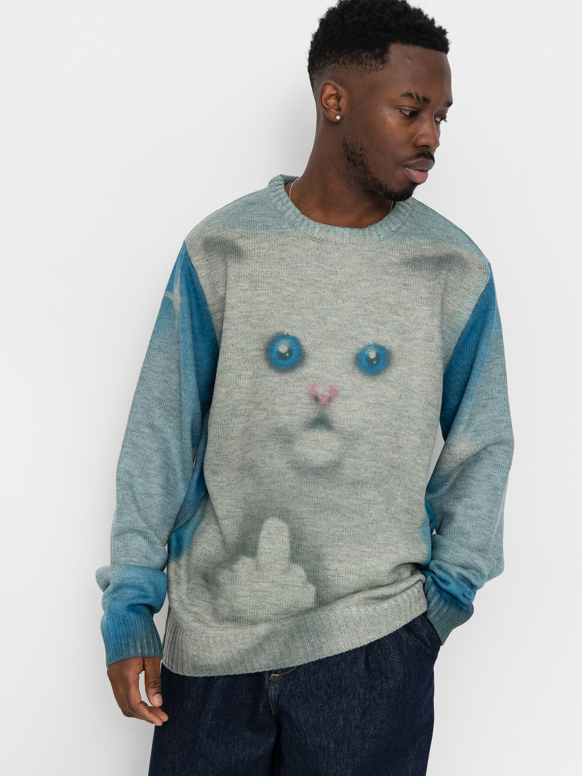 Светр RipNDip Sprinkles Knit (black/blue)