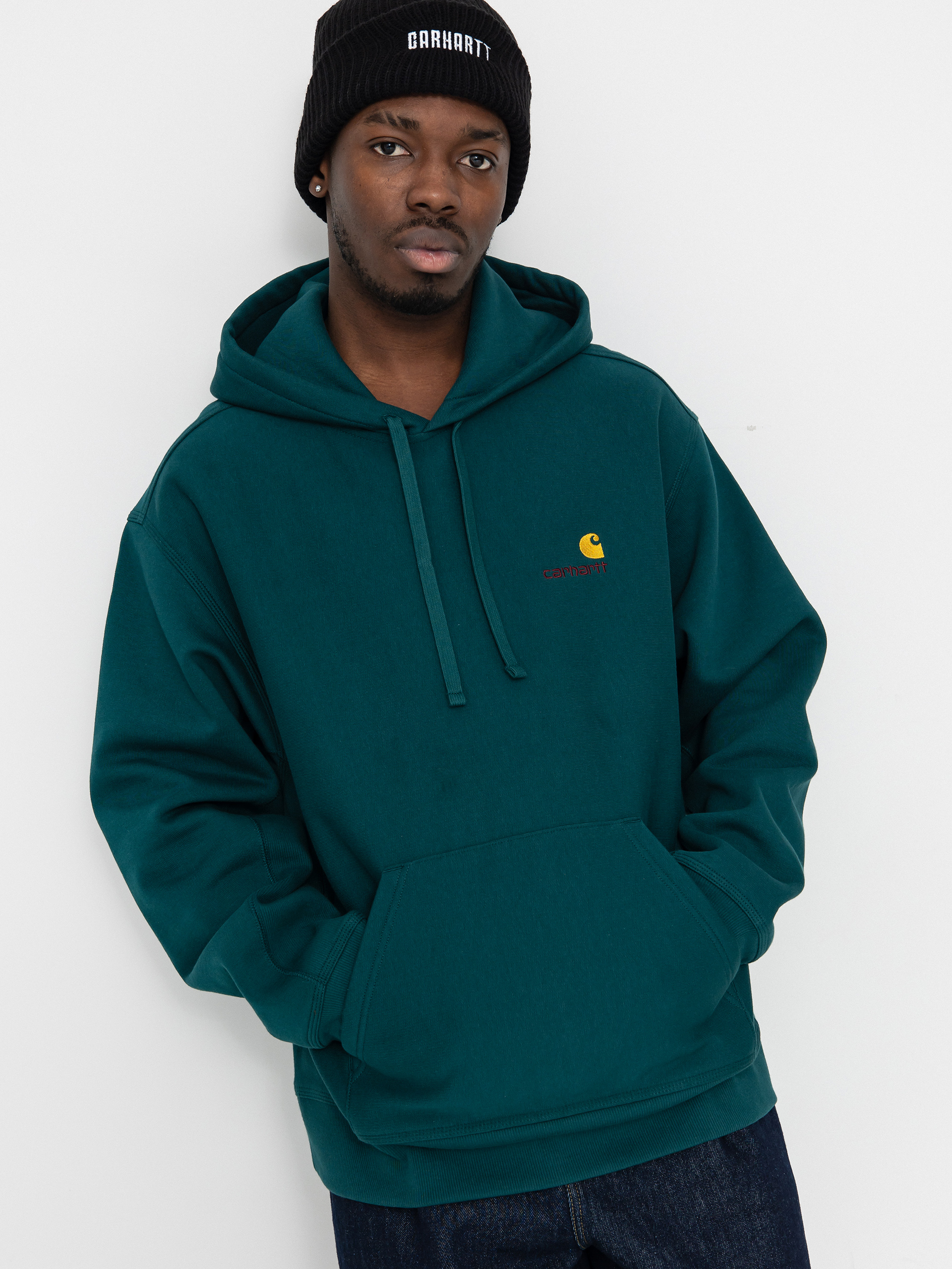 Худі Carhartt WIP American Script HD (malachite)