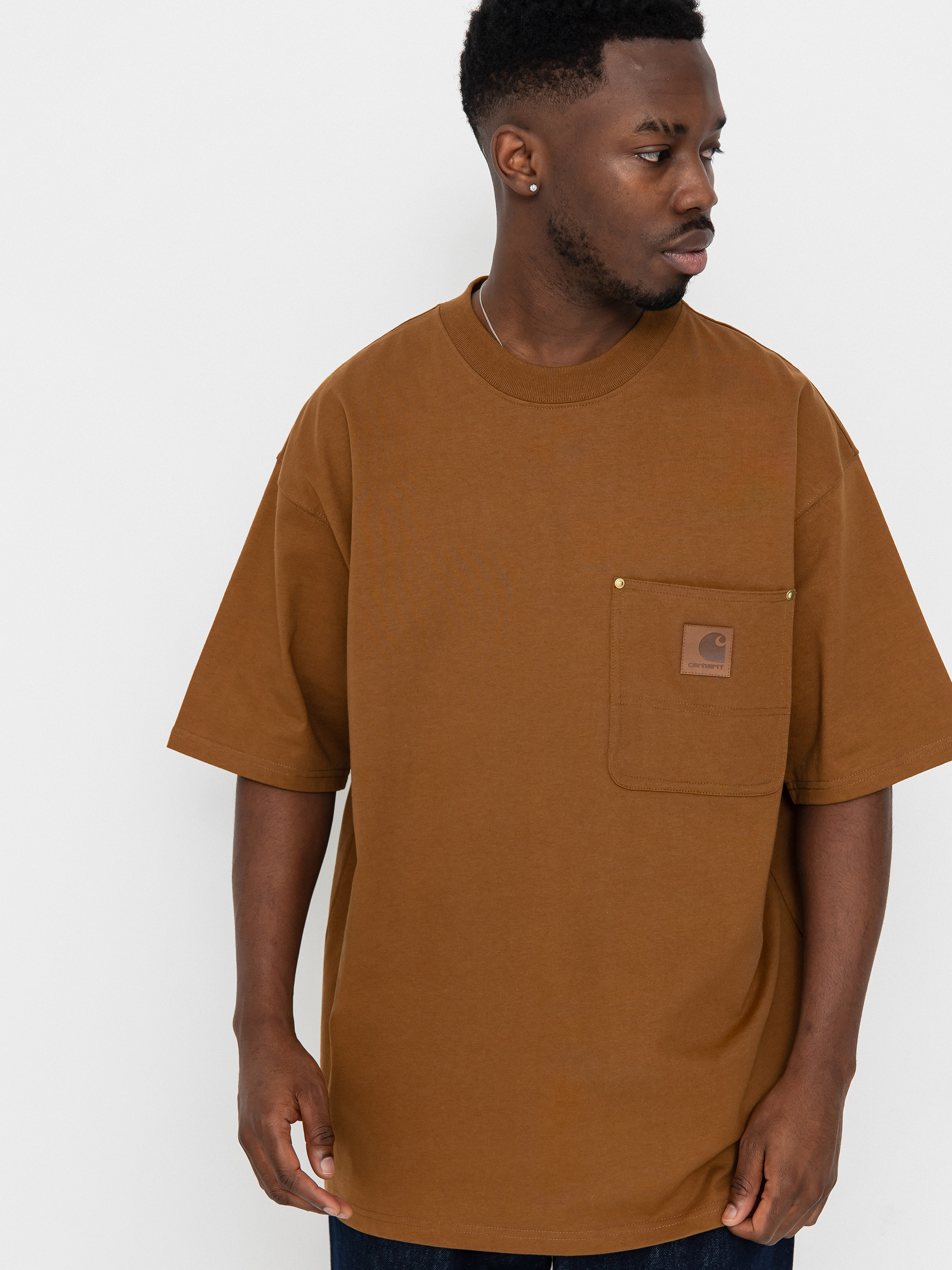 Футболка Carhartt WIP Eldon Pocket (hamilton brown)