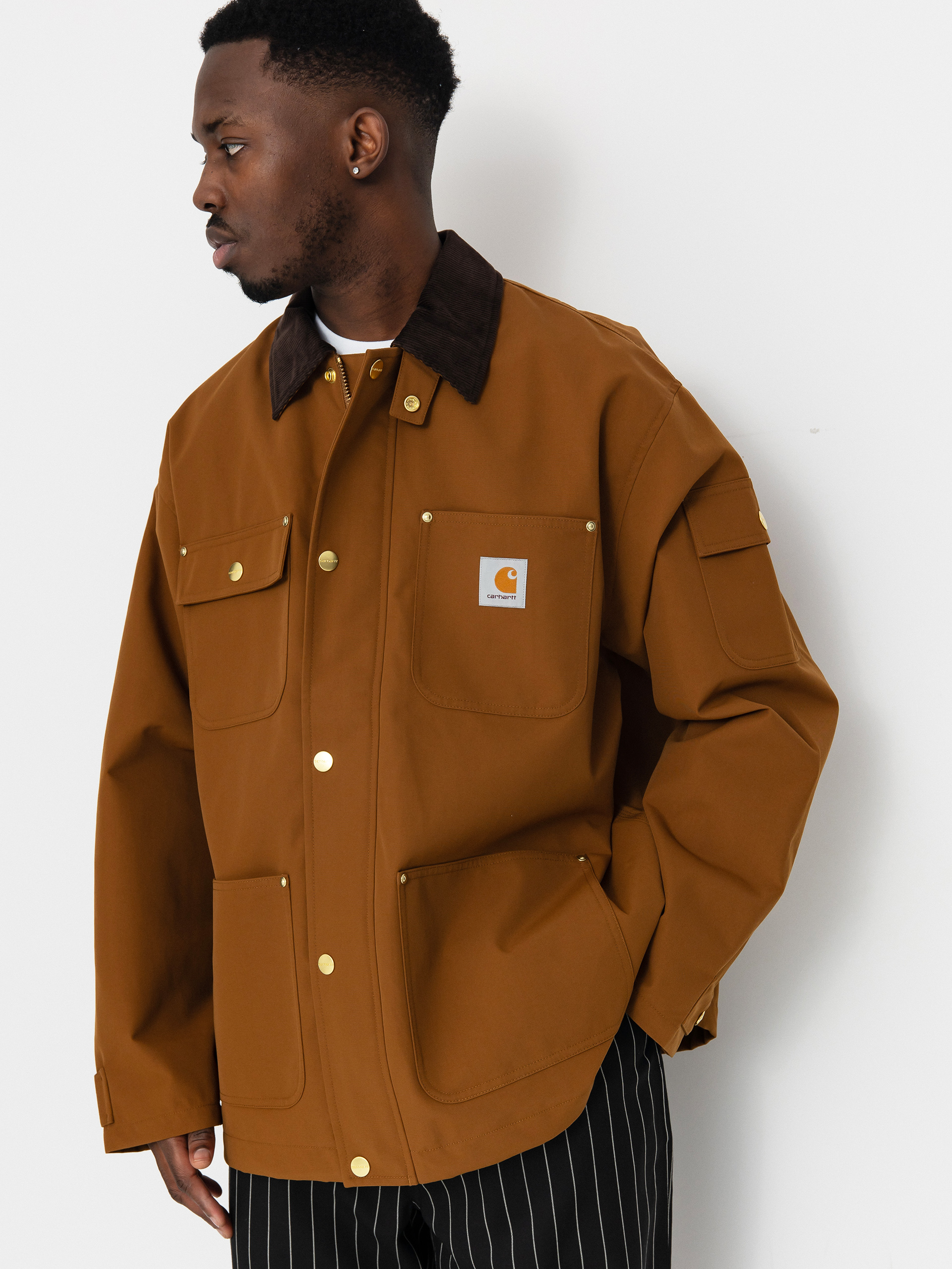 Куртка Carhartt WIP Clapton - коричневий (hamilton brown/tobacco)