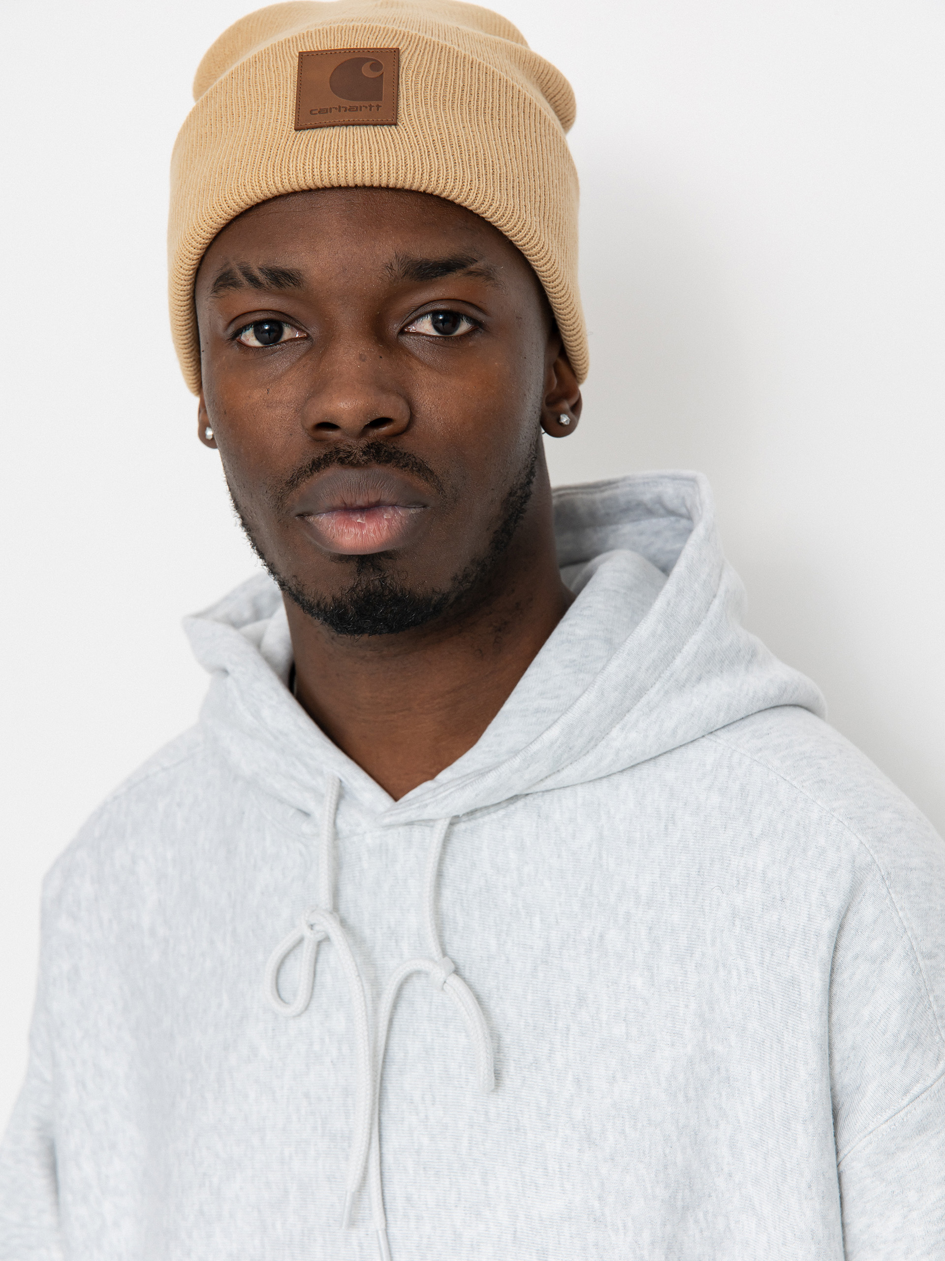 Худі Carhartt WIP Label Script HD (ash heather)