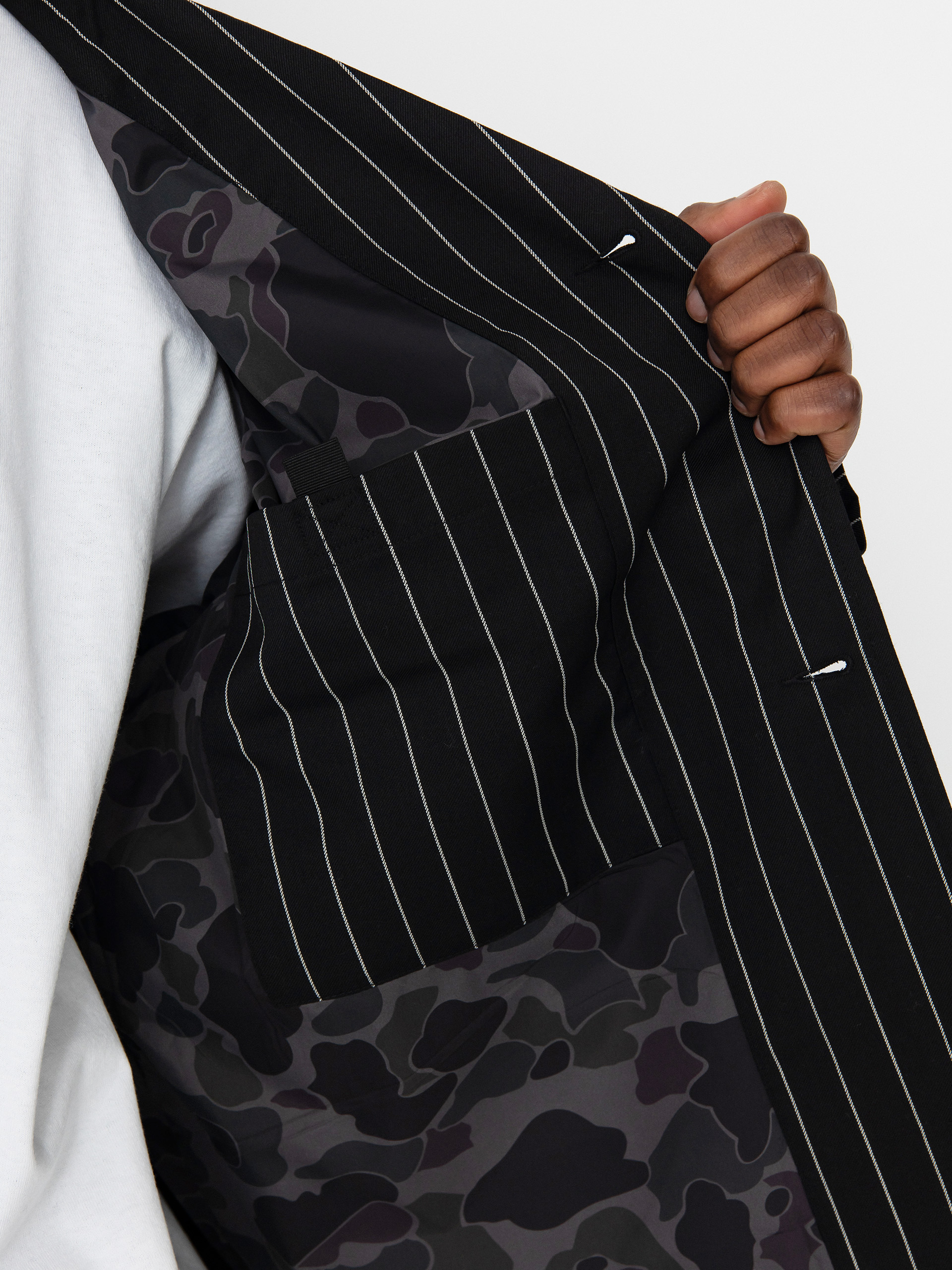 Куртка Carhartt WIP Seaton Blazer (seaton stripe black)