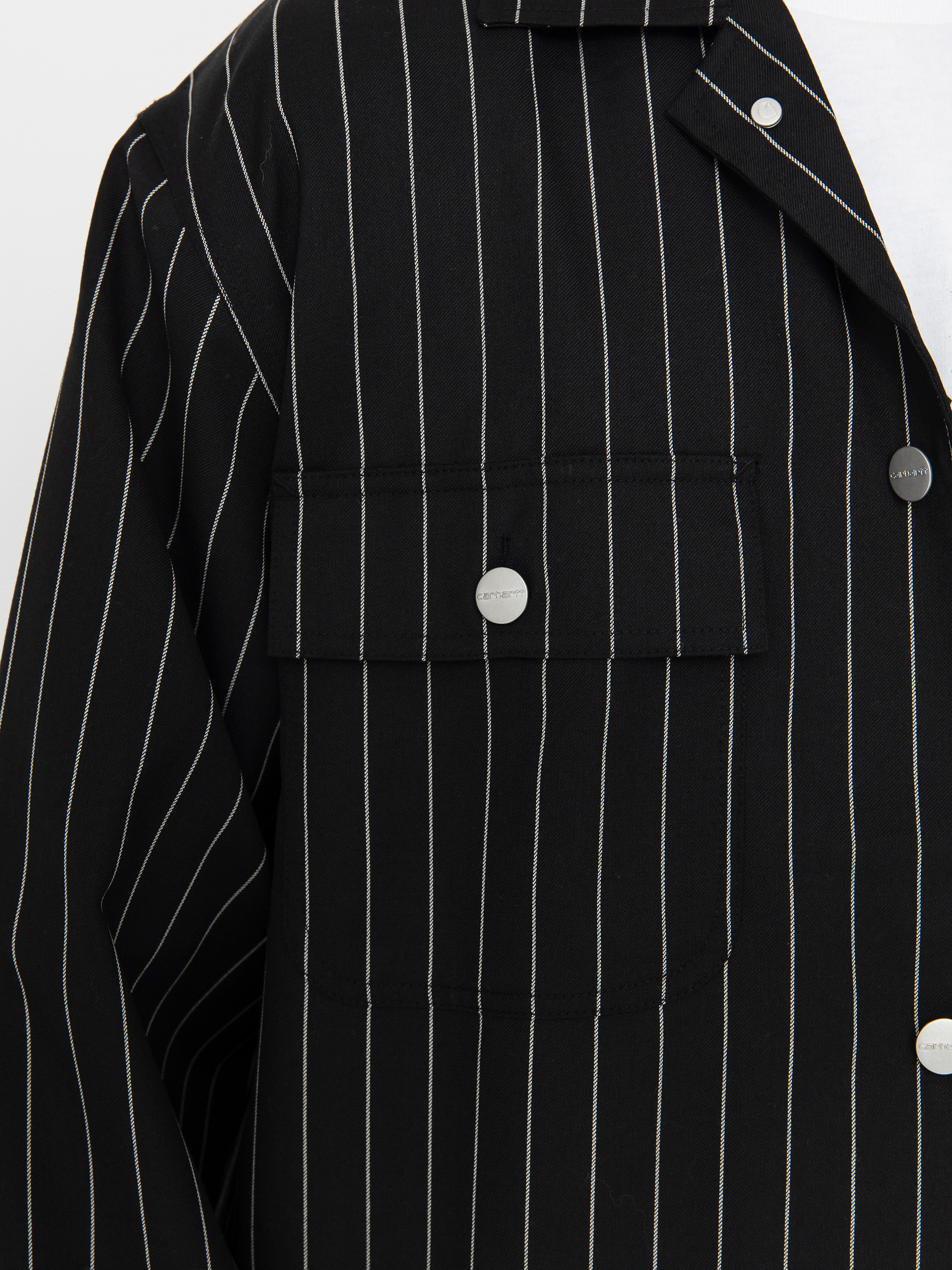 Куртка Carhartt WIP Seaton Blazer (seaton stripe black)