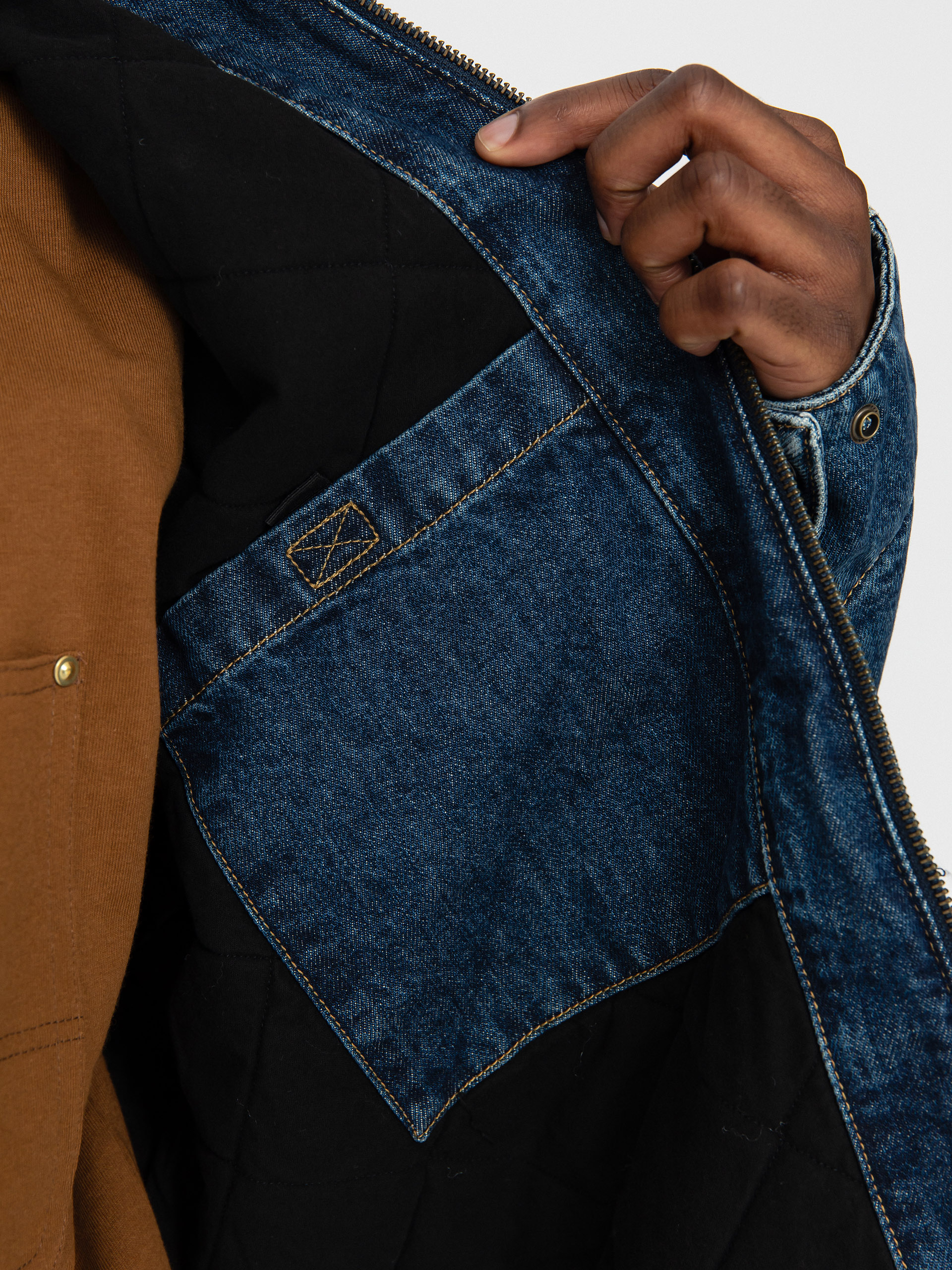 Куртка Carhartt WIP OG Detroit (blue/dusty h brown)