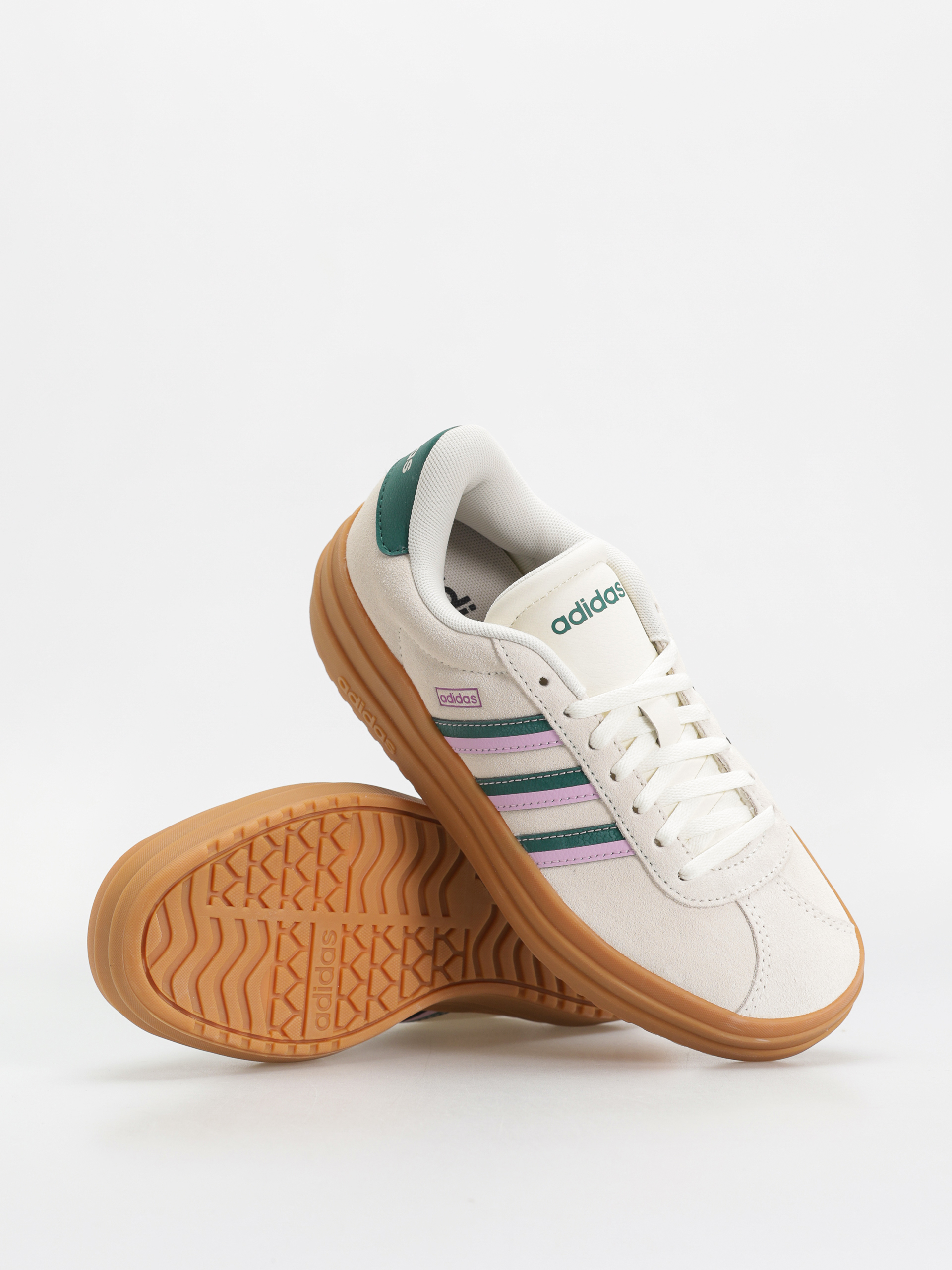 Взуття adidas Vl Court Bold Wmn (owhite/cgreen/blilil)