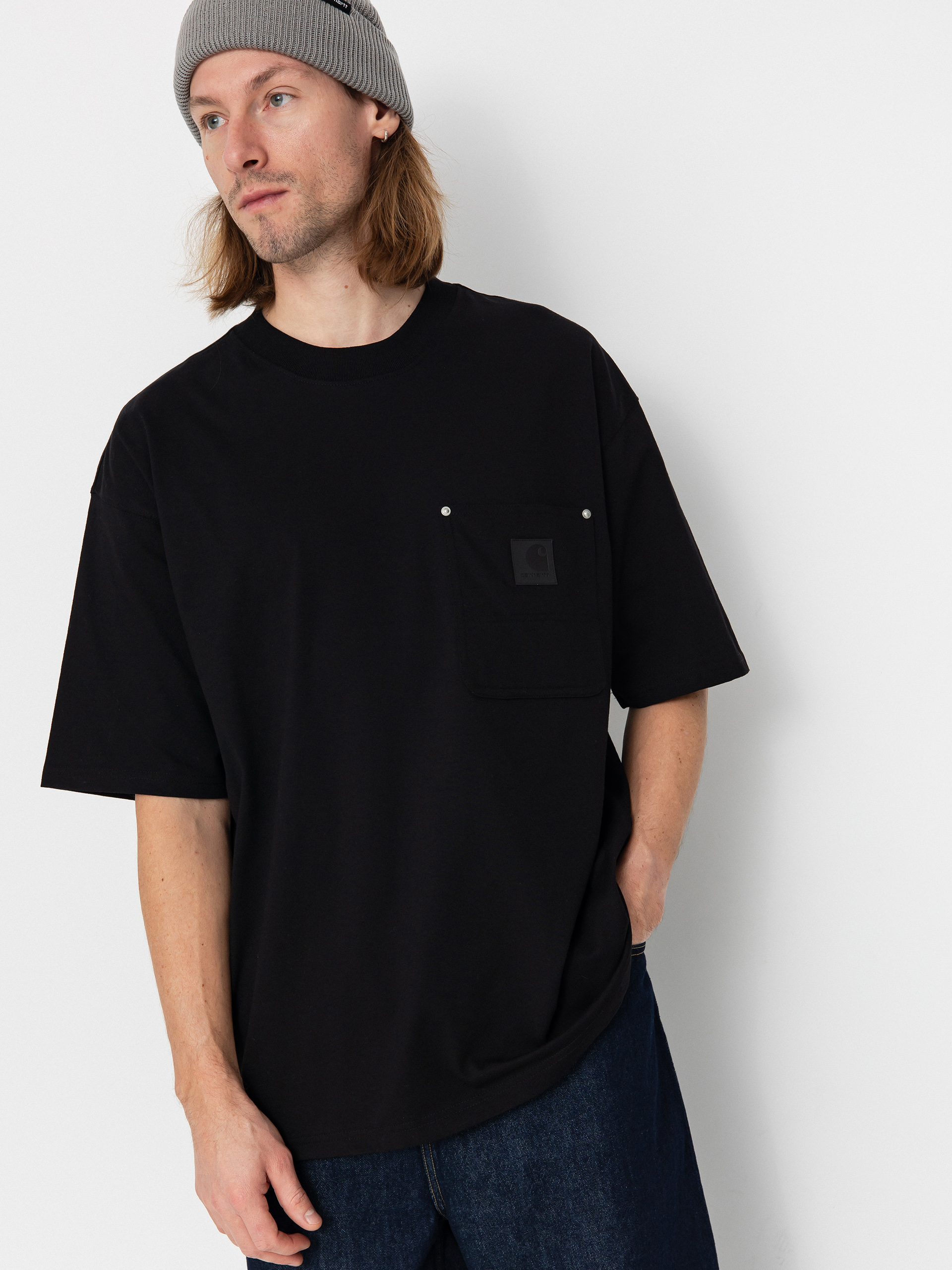 Футболка Carhartt WIP Eldon Pocket (black)