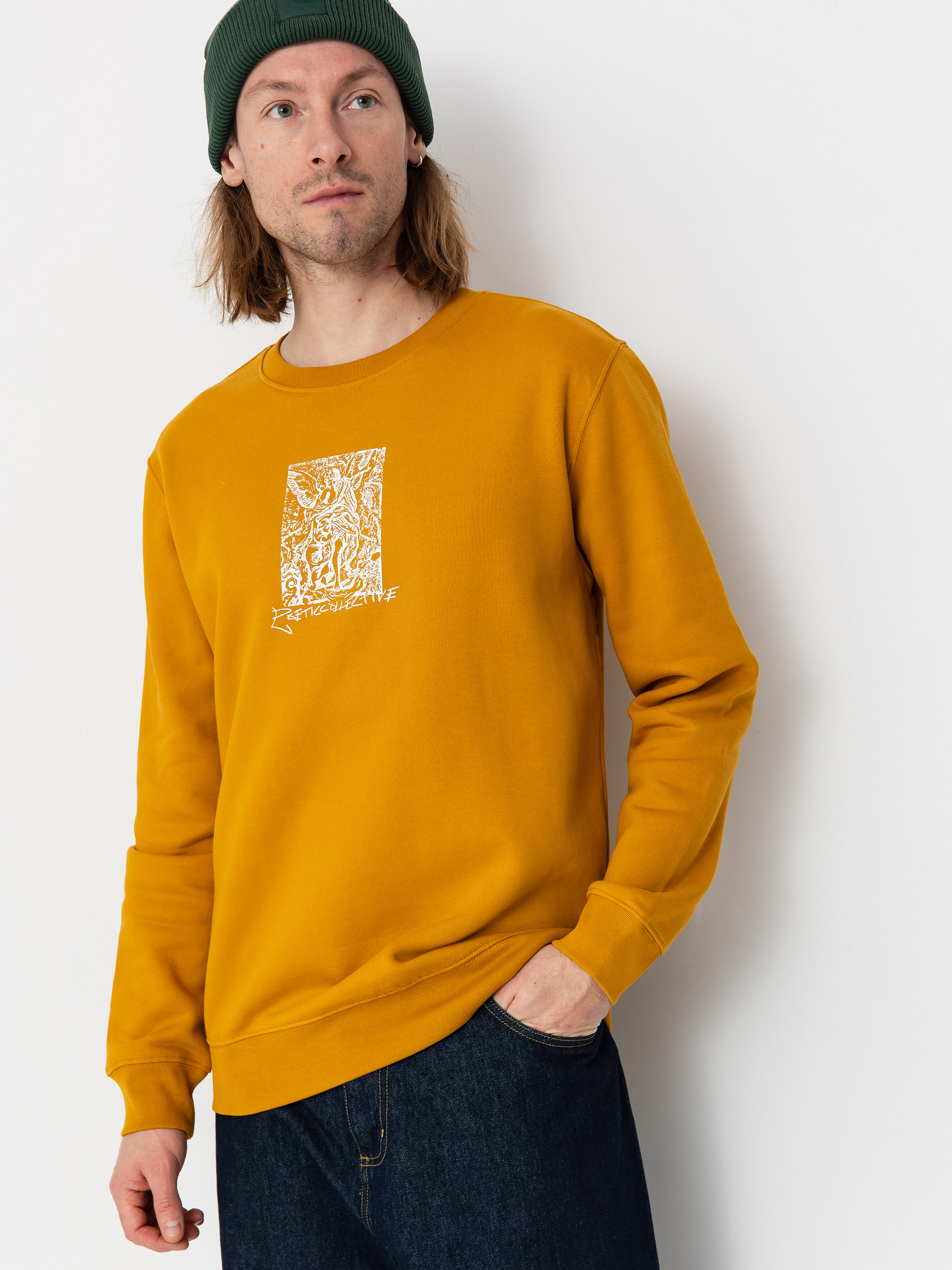 u0421u0432u0456u0442u0448u043eu0442 Poetic Collective Angel Crewneck (orange)