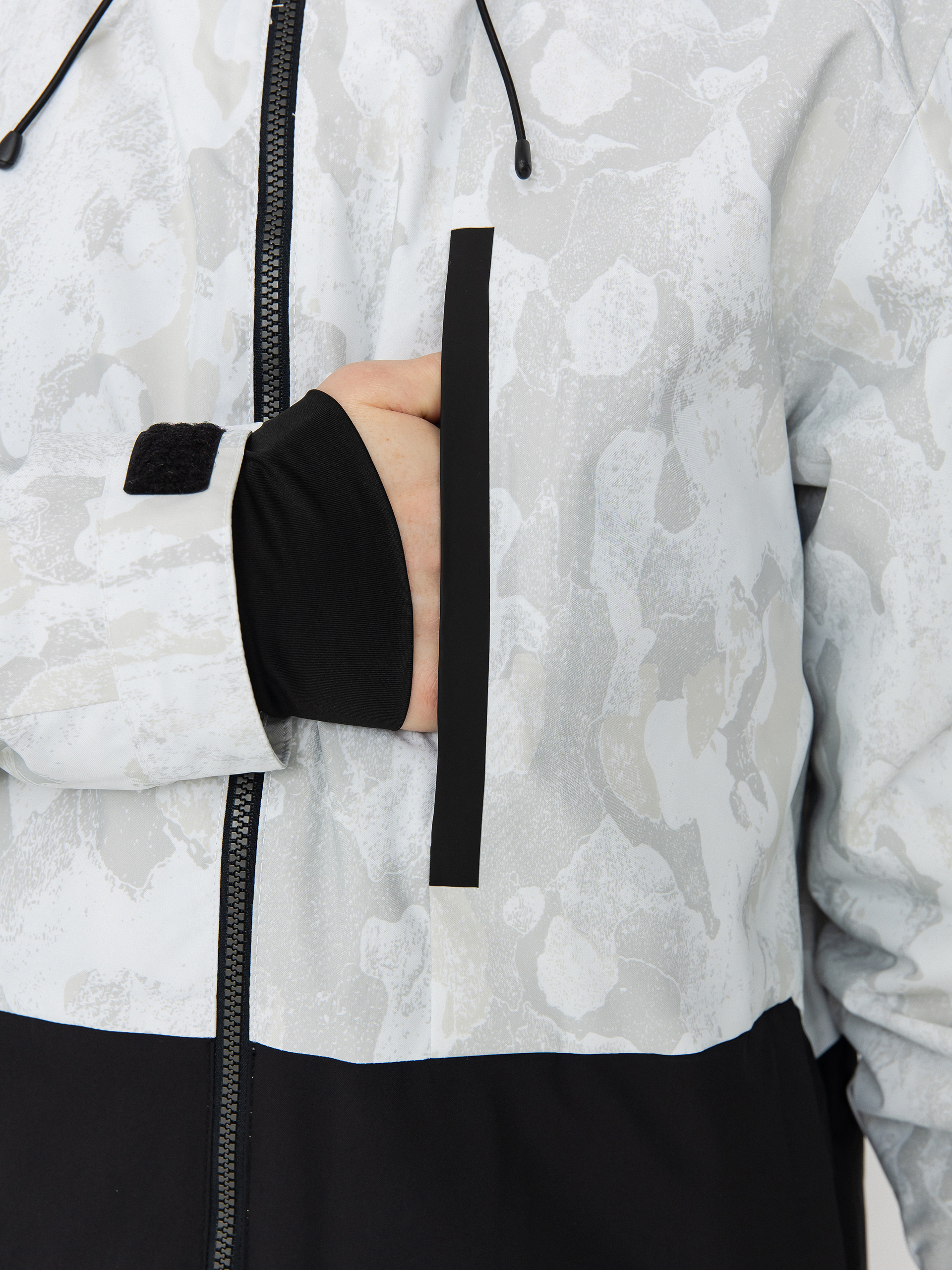 Чоловіча Сноубордична куртка Quiksilver Mission Printed Block (nature zoom birch)