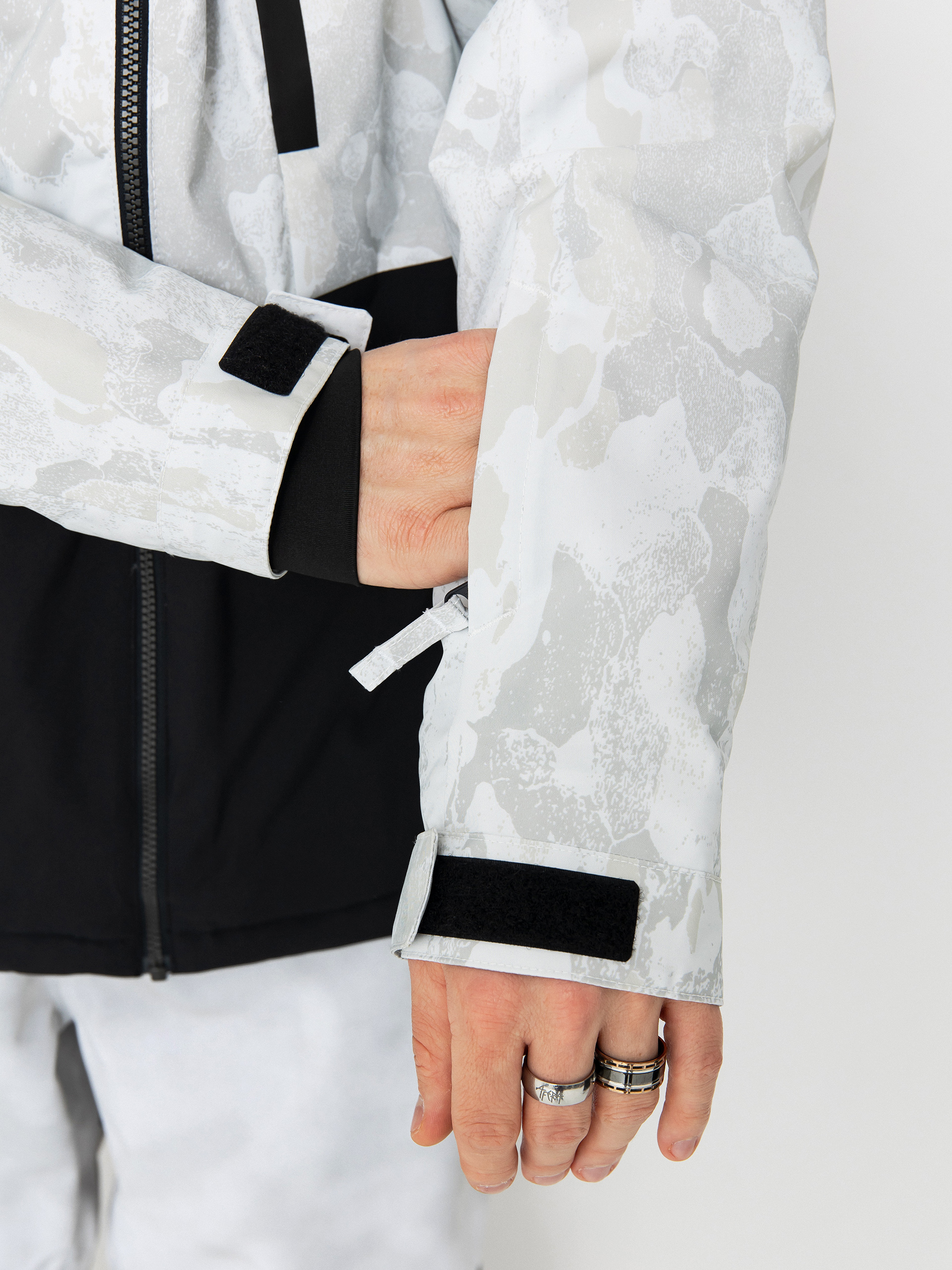 Чоловіча Сноубордична куртка Quiksilver Mission Printed Block (nature zoom birch)