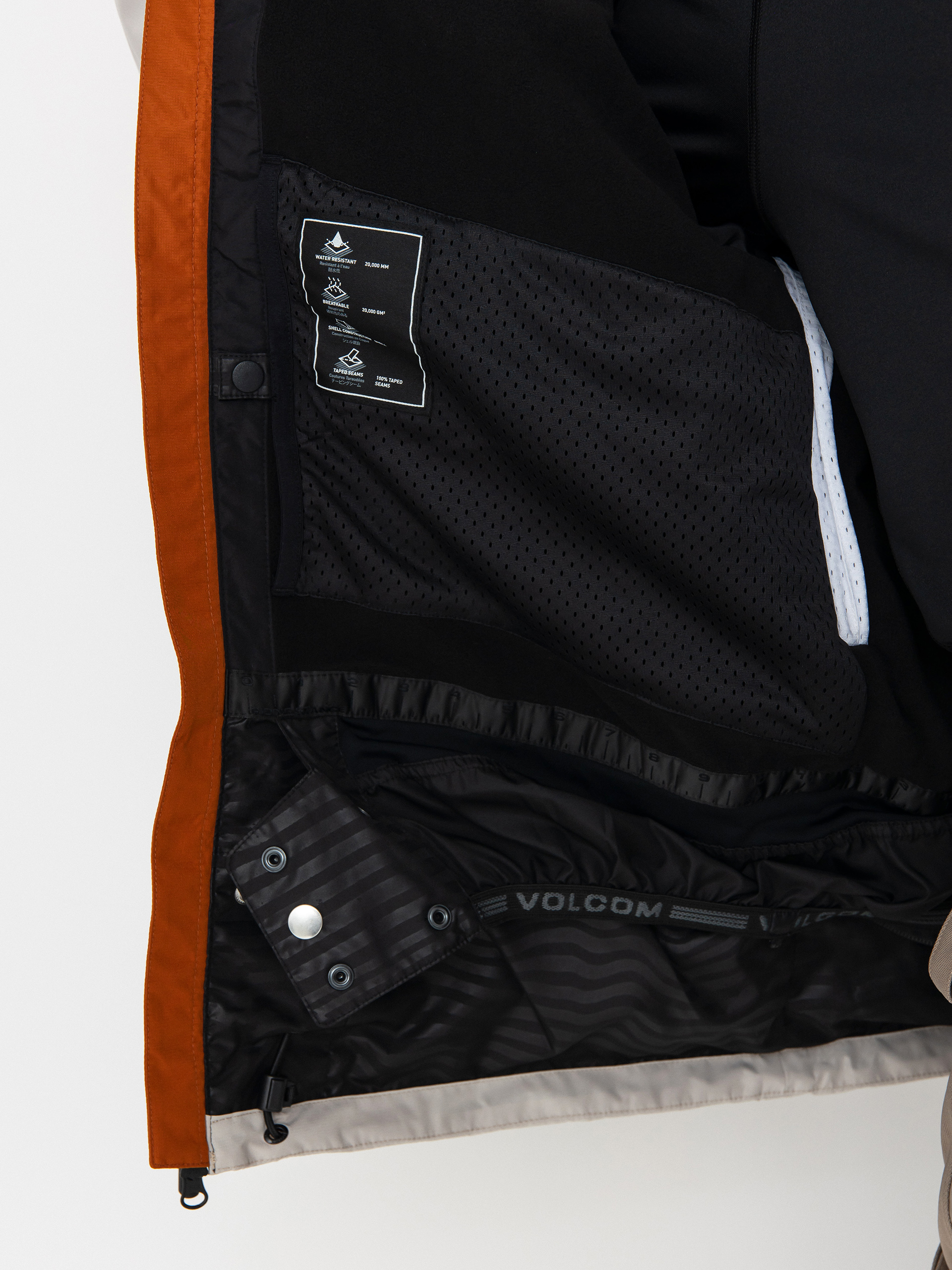 Чоловіча Сноубордична куртка Volcom Nightbreaker 20K (chestnut brown)