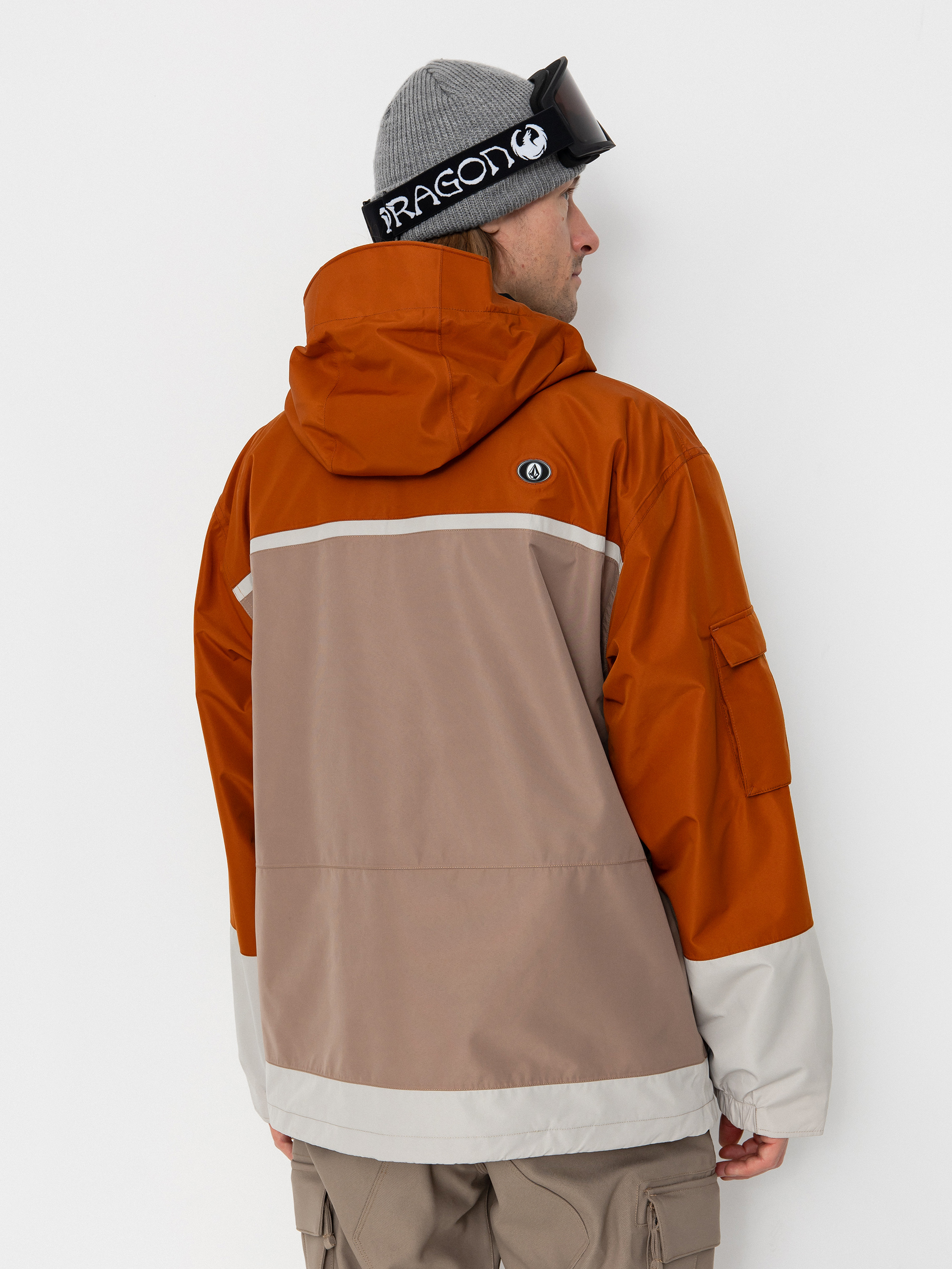 Чоловіча Сноубордична куртка Volcom Nightbreaker 20K (chestnut brown)