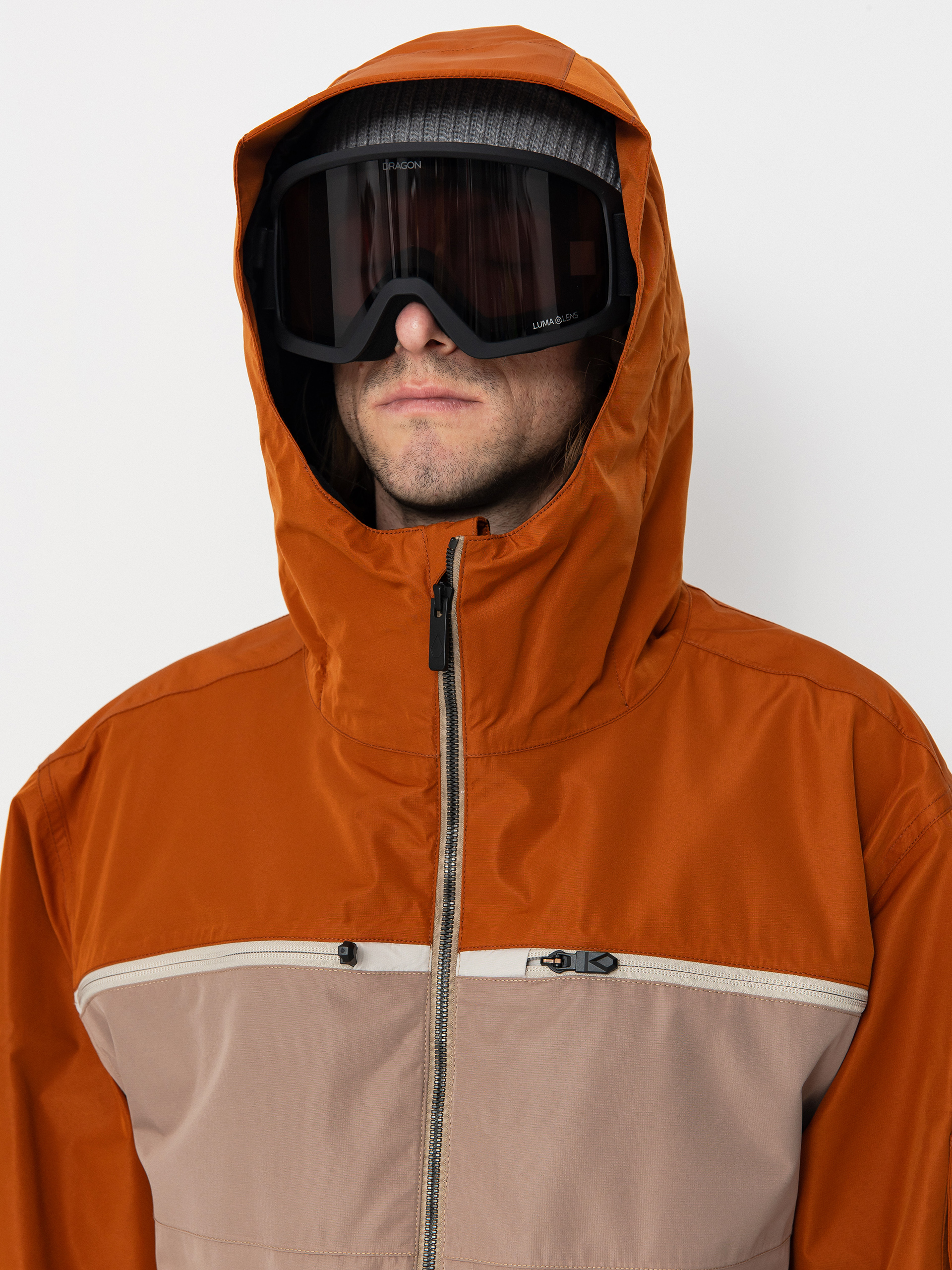 Чоловіча Сноубордична куртка Volcom Nightbreaker 20K (chestnut brown)