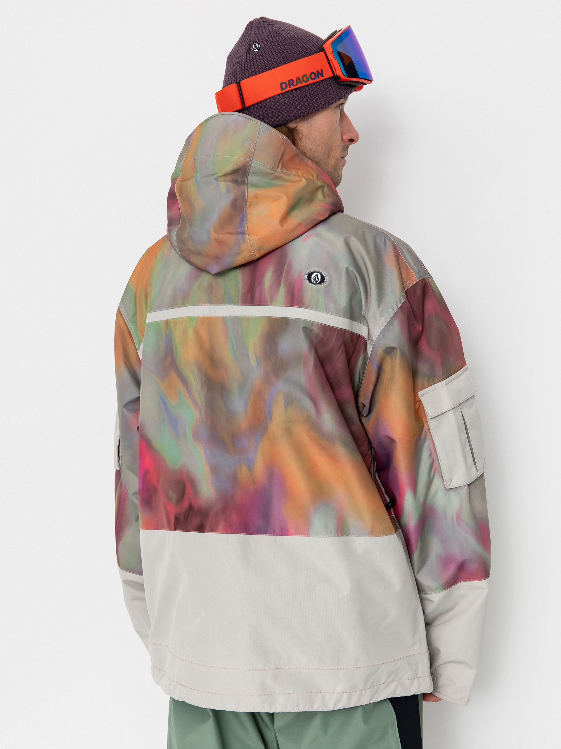 Чоловіча Сноубордична куртка Volcom Nightbreaker 20K (grey)