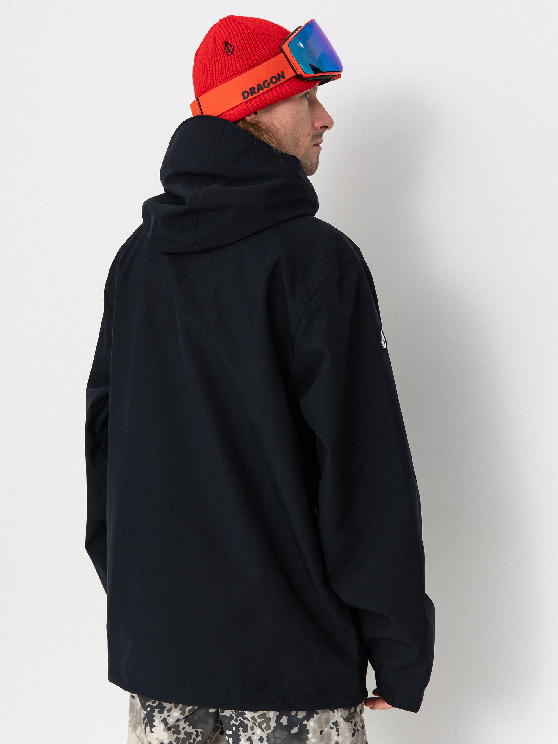 Чоловіча Сноубордична куртка Volcom Brighton Full Zip (black)