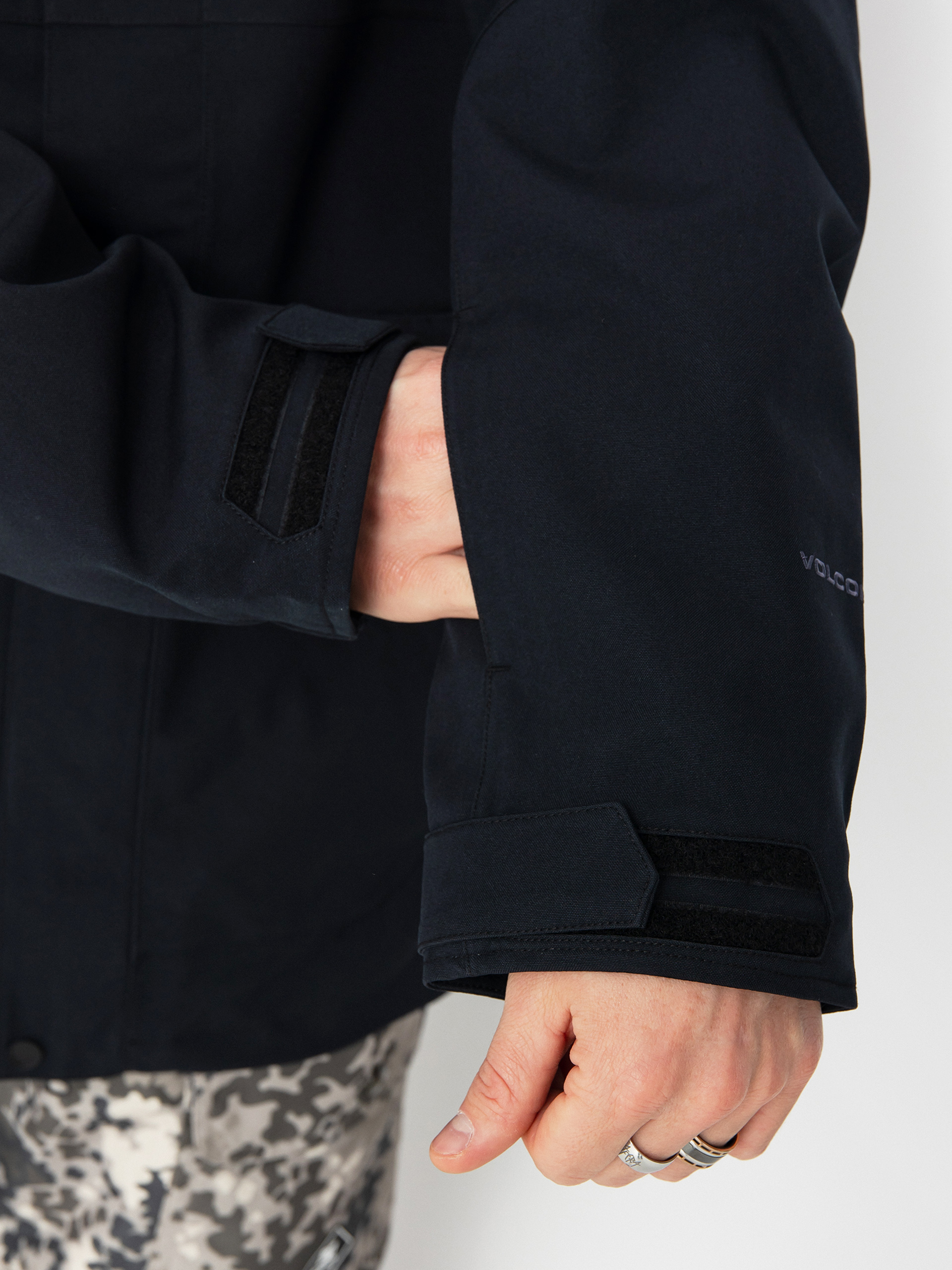 Чоловіча Сноубордична куртка Volcom Brighton Full Zip (black)