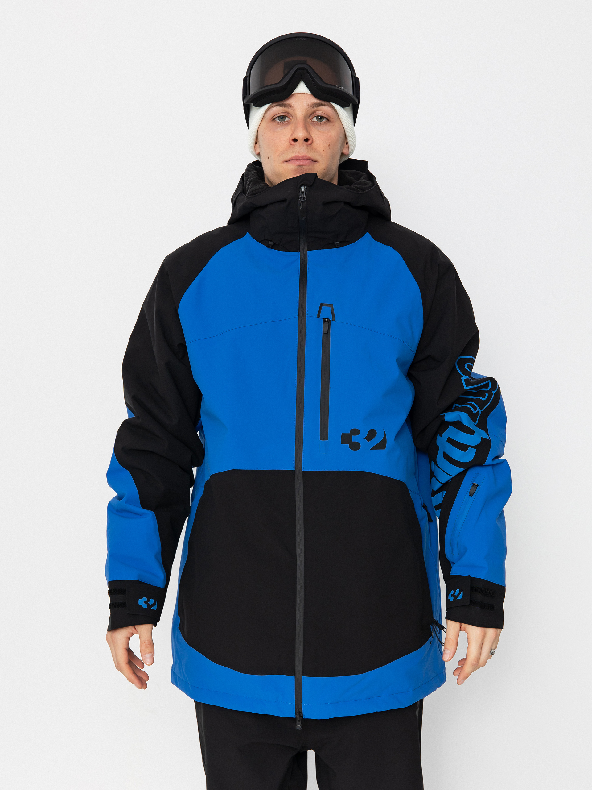 Сноубордична куртка ThirtyTwo Lashed Insulated (black/blue)