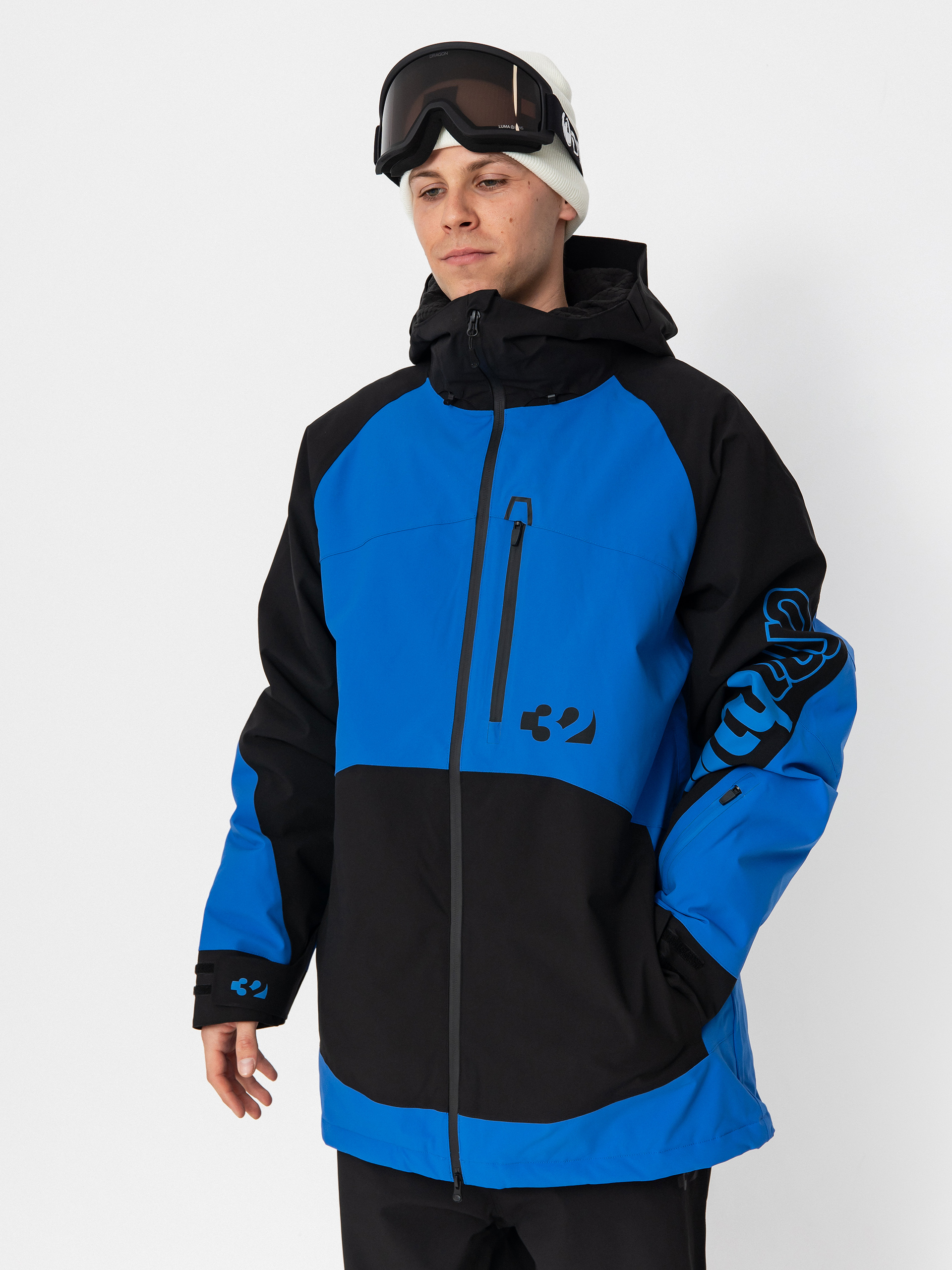 Чоловіча Сноубордична куртка ThirtyTwo Lashed Insulated (black/blue)