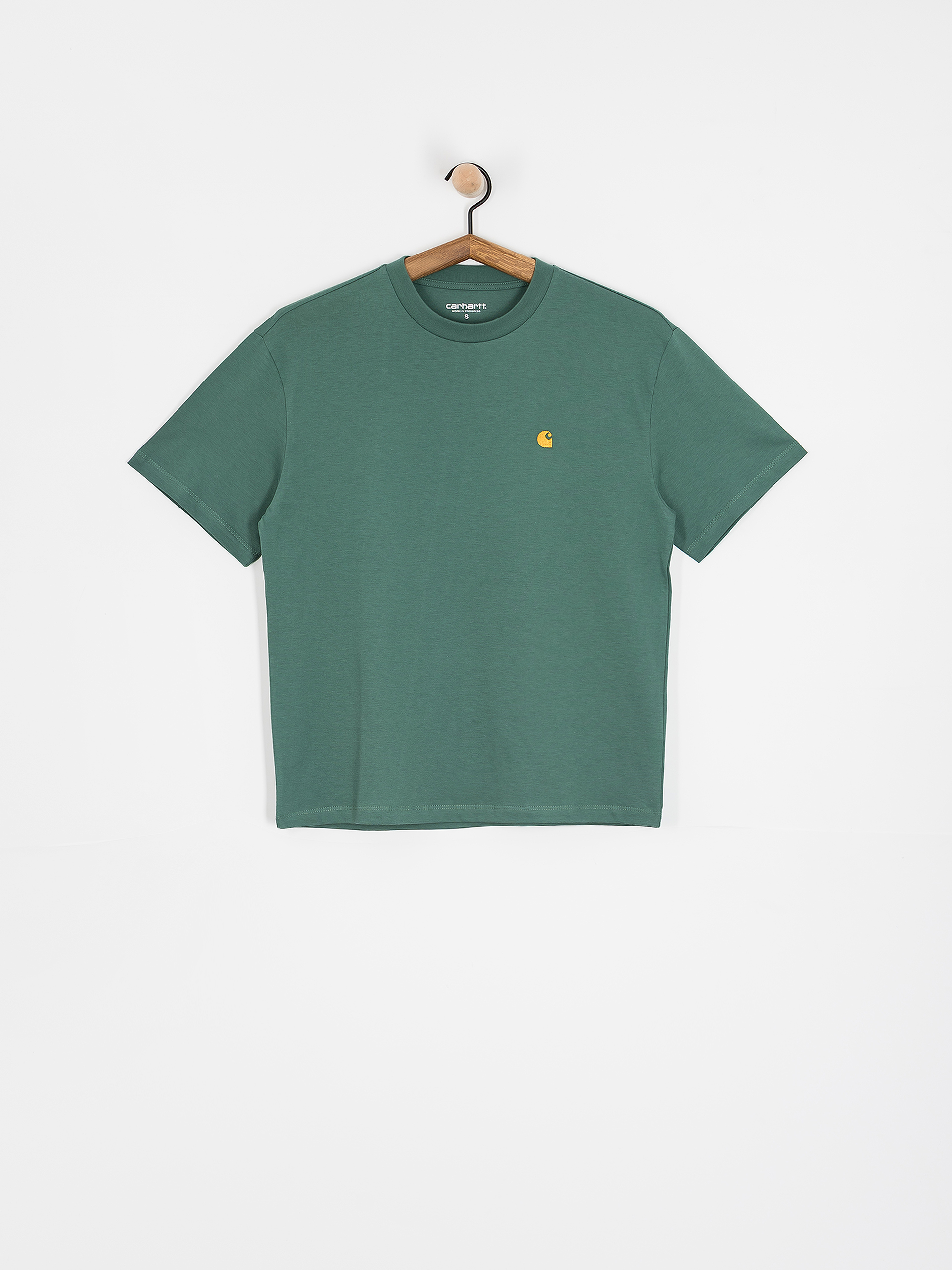 Футболка Carhartt WIP Chase Wmn (silver pine/gold)