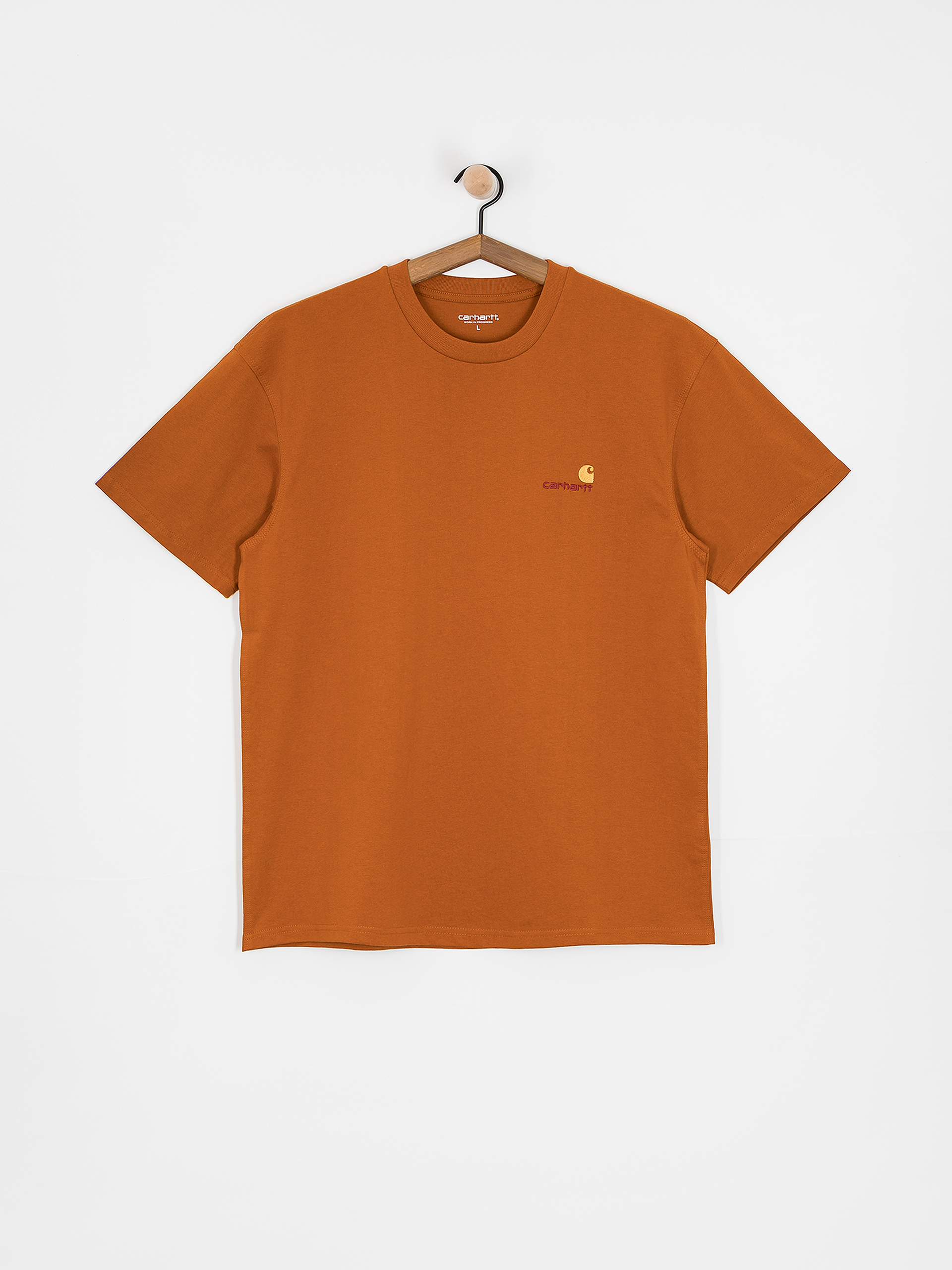 Футболка Carhartt WIP American Script (sienna)