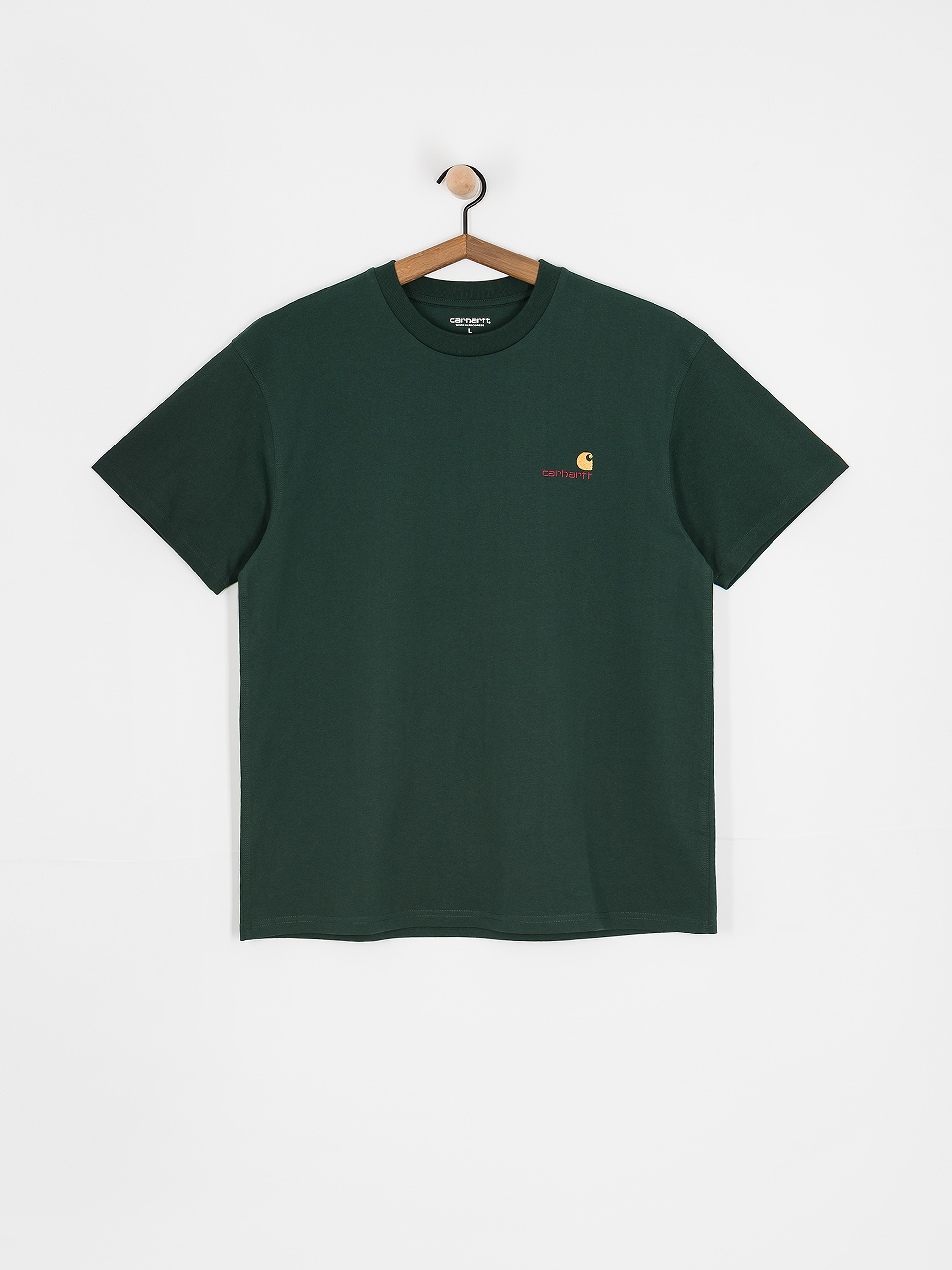 Футболка Carhartt WIP American Script (conifer)