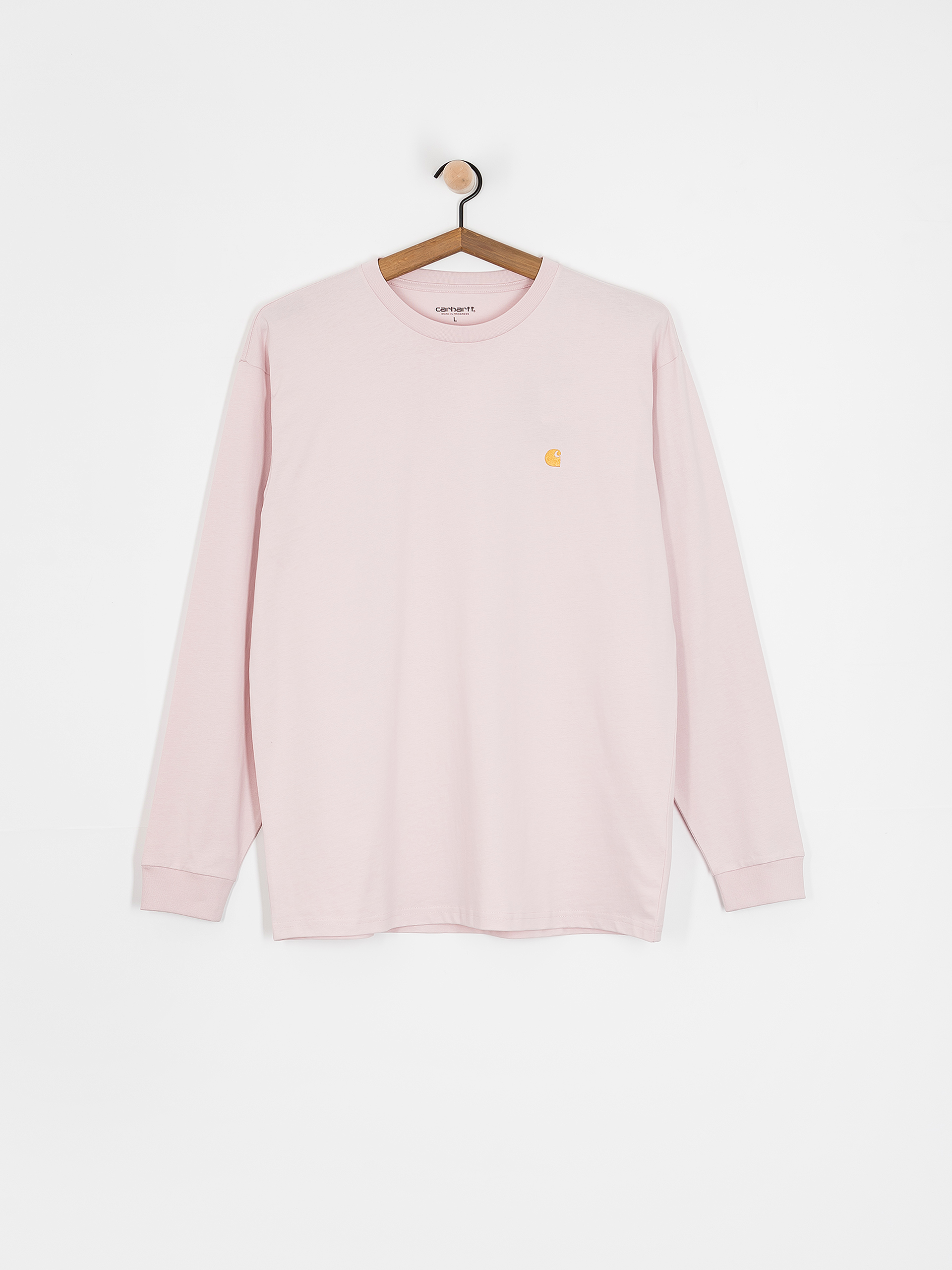 Лонгслів Carhartt WIP Chase (air pink/gold)