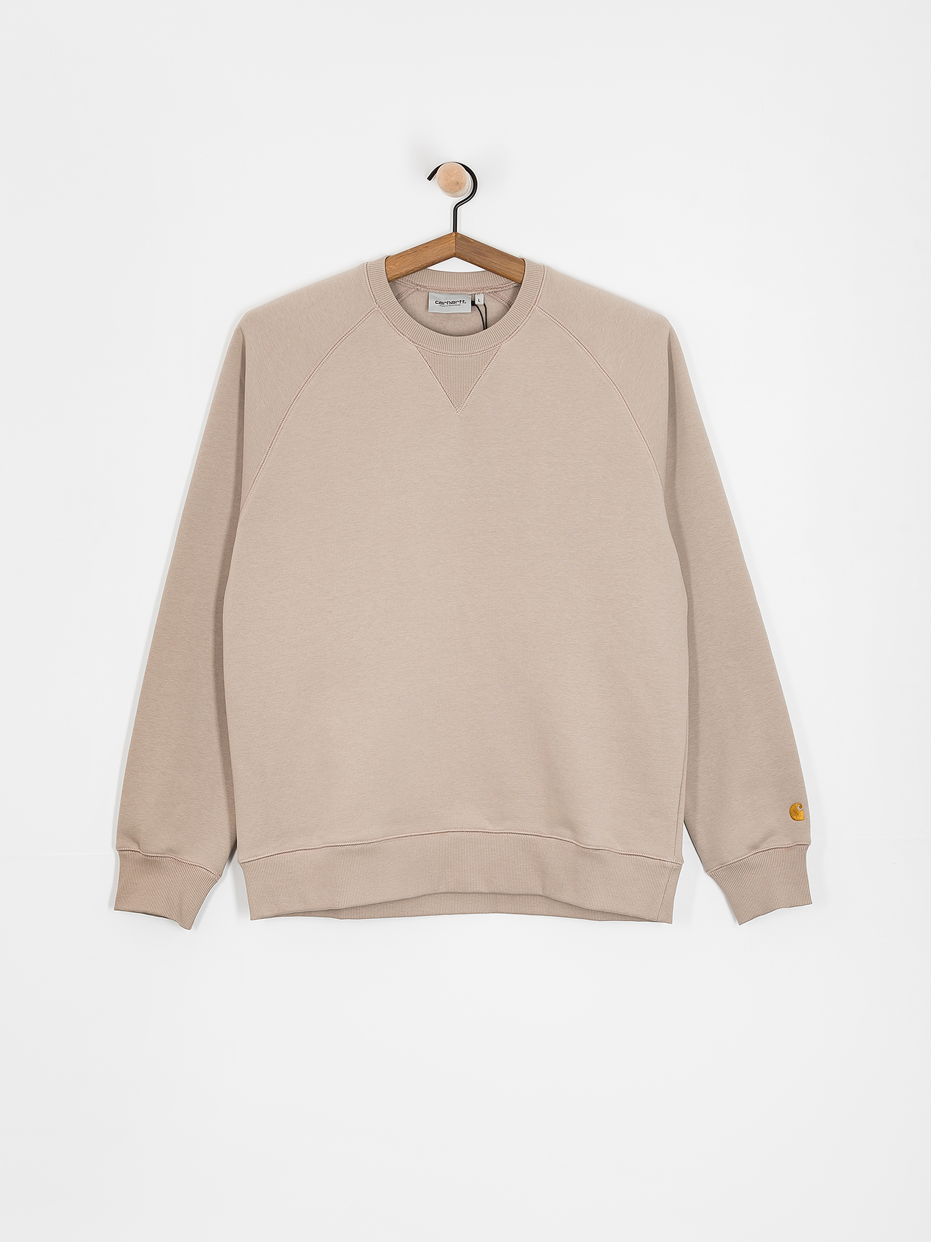 Світшот Carhartt WIP Chase (dusky beige/gold)