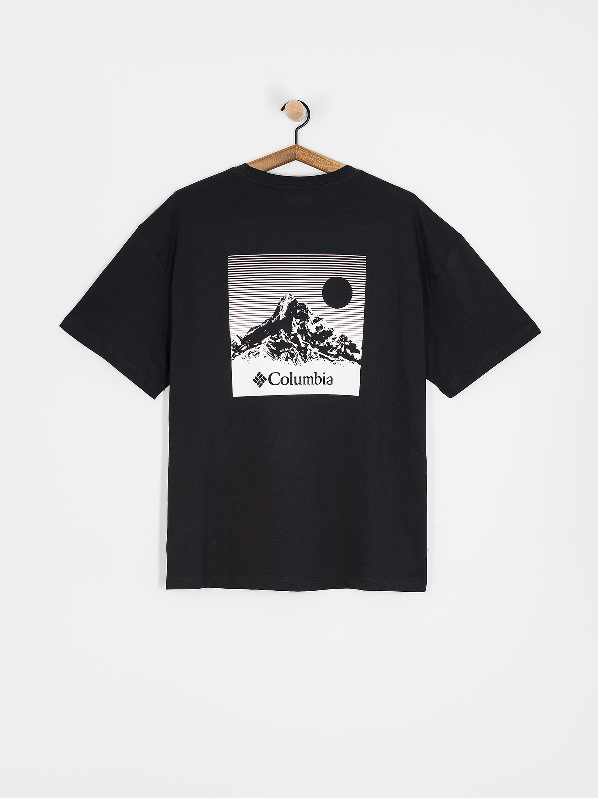 Футболка Columbia Black Butte Graphic (black/linear v)