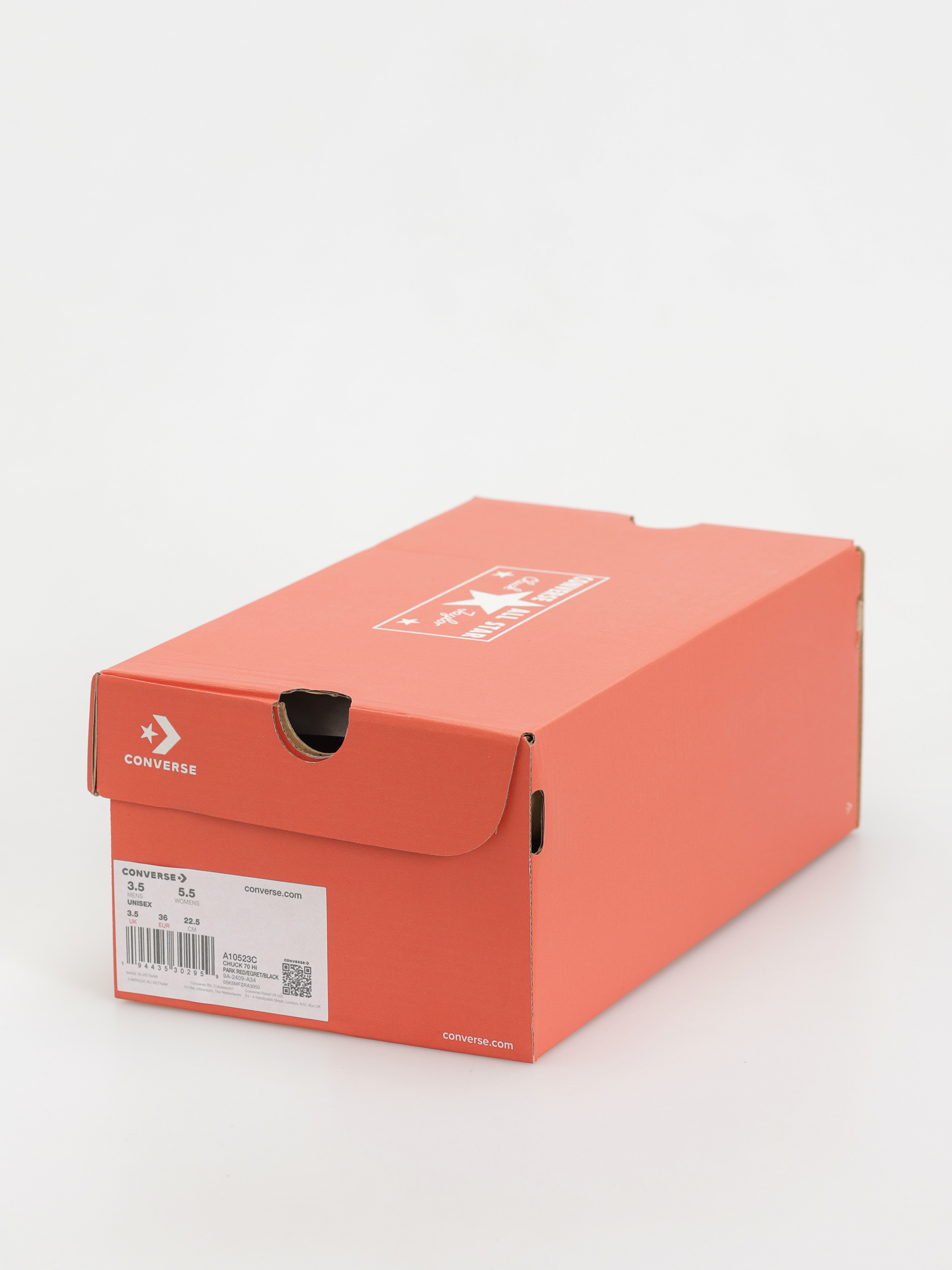 Кеди Converse Chuck 70 Hi (park red/egret/black)