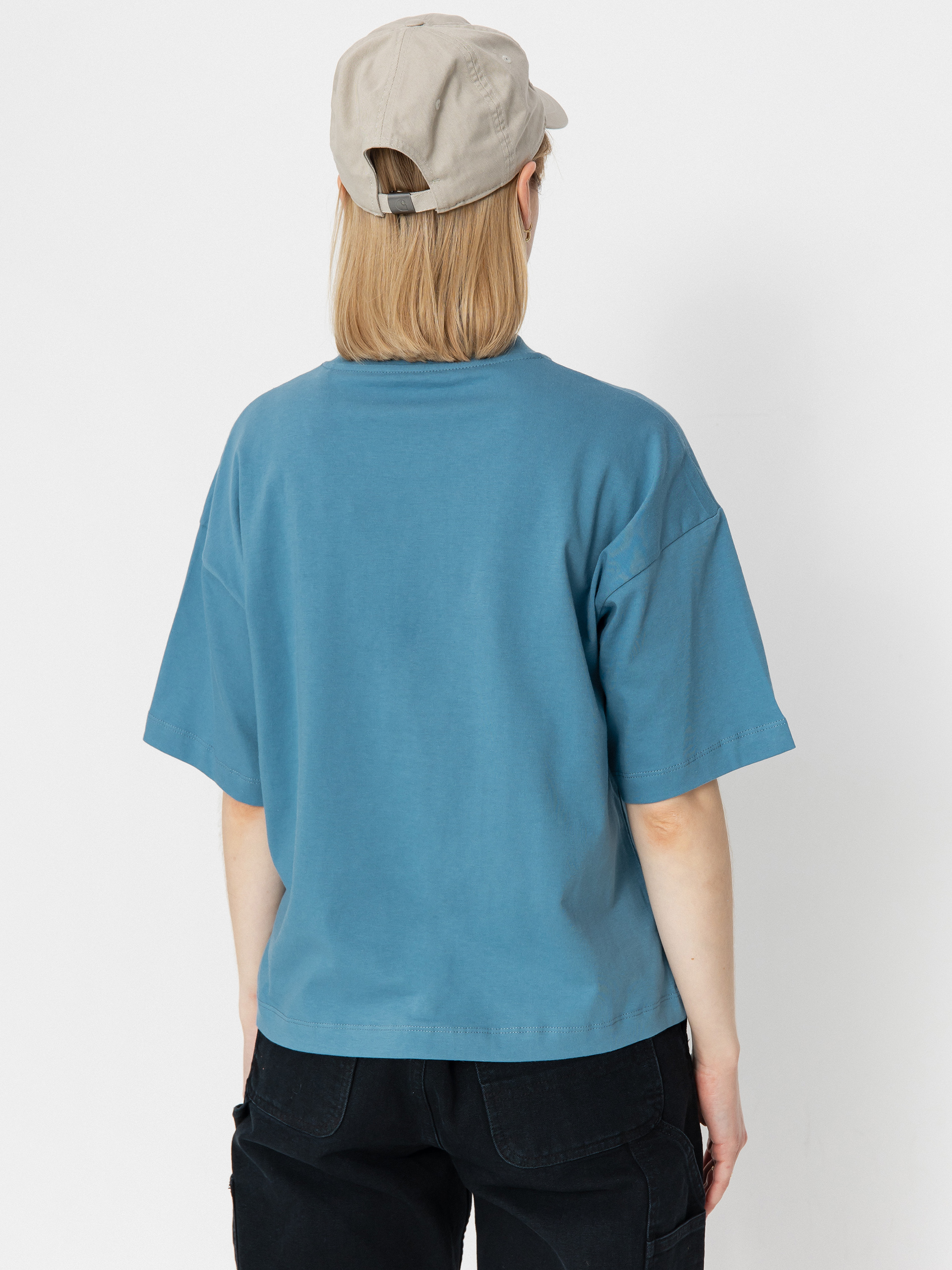 Футболка Carhartt WIP Chester Wmn (clay blue)