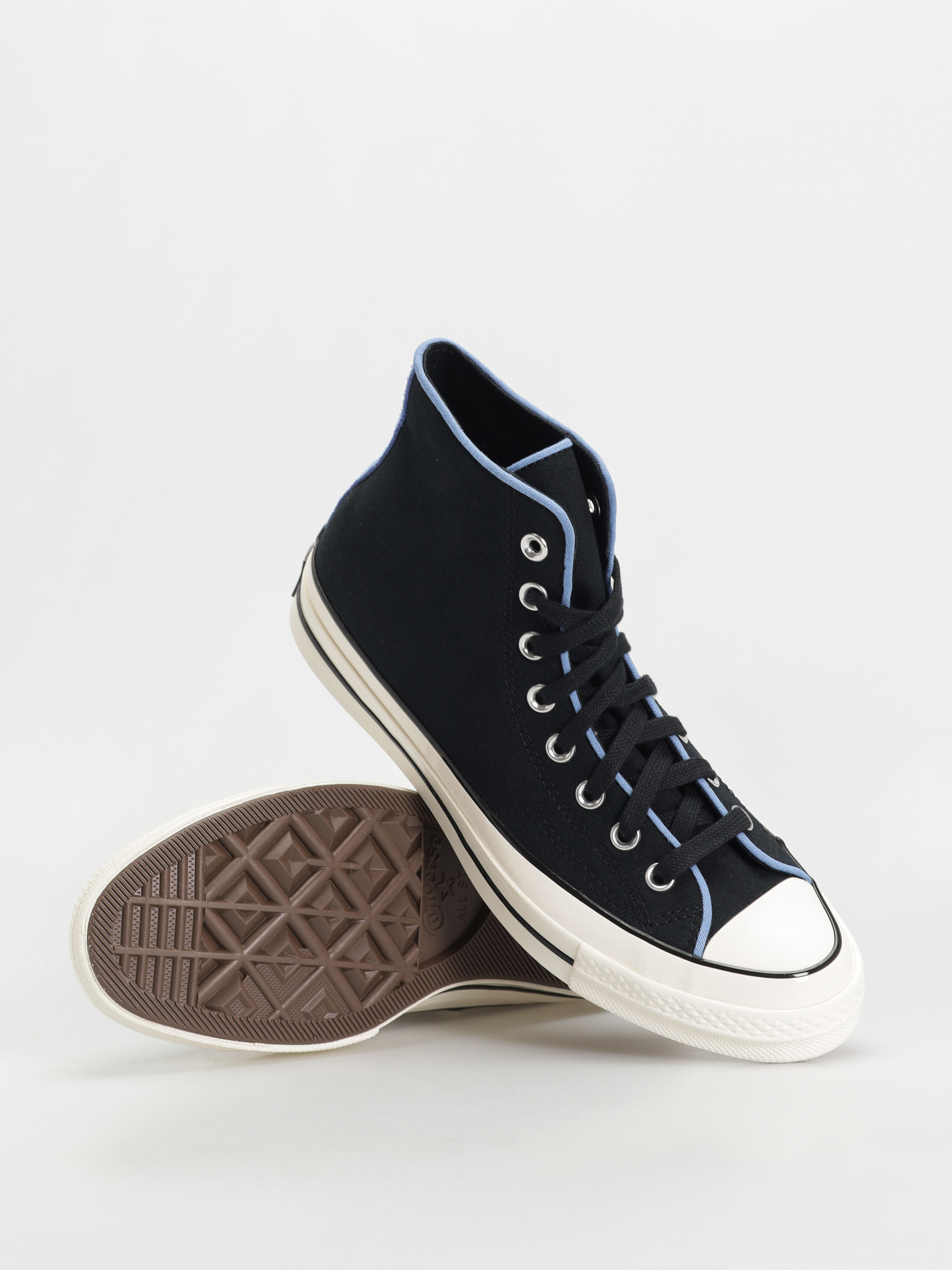 Кеди Converse Chuck 70 Hi (black/black/open sky)