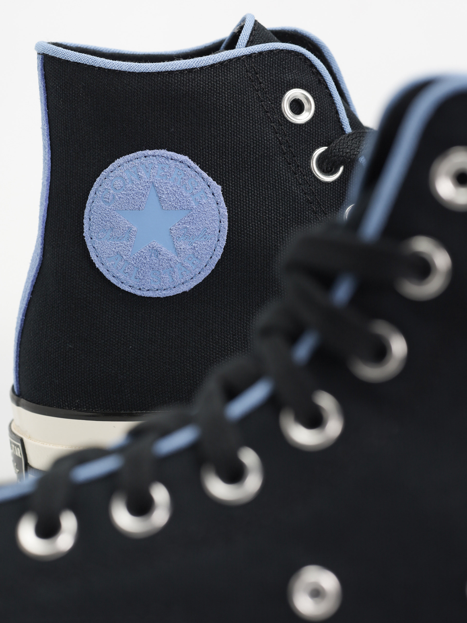 Кеди Converse Chuck 70 Hi (black/black/open sky)