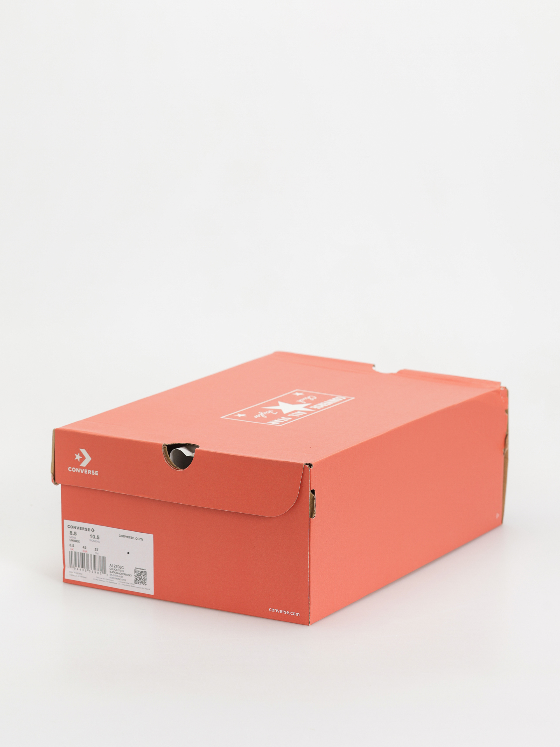 Кеди Converse Chuck 70 Hi (black/black/open sky)