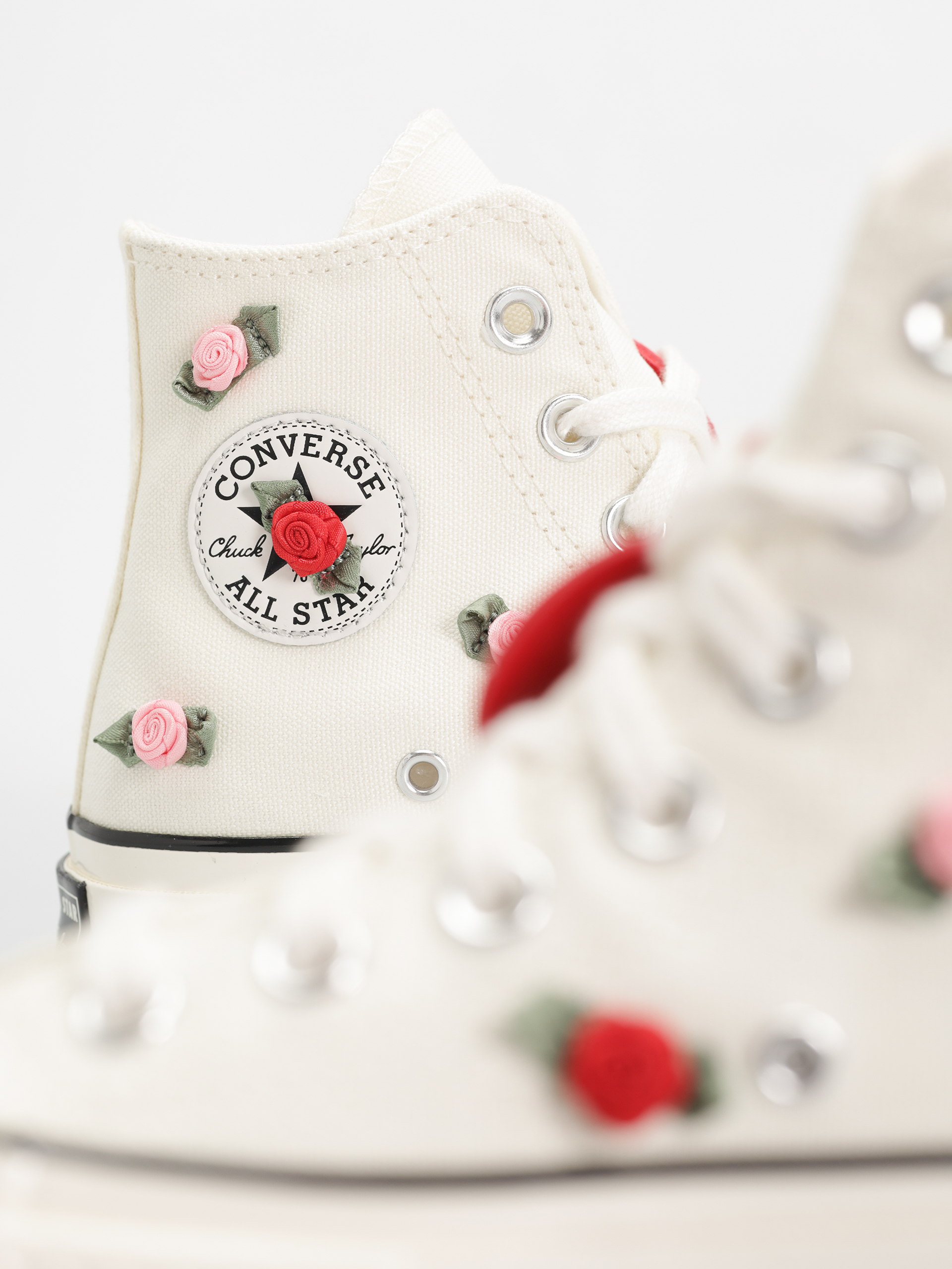 Кеди Converse Chuck 70 Hi (egret/red/lt jellyfish jitter)