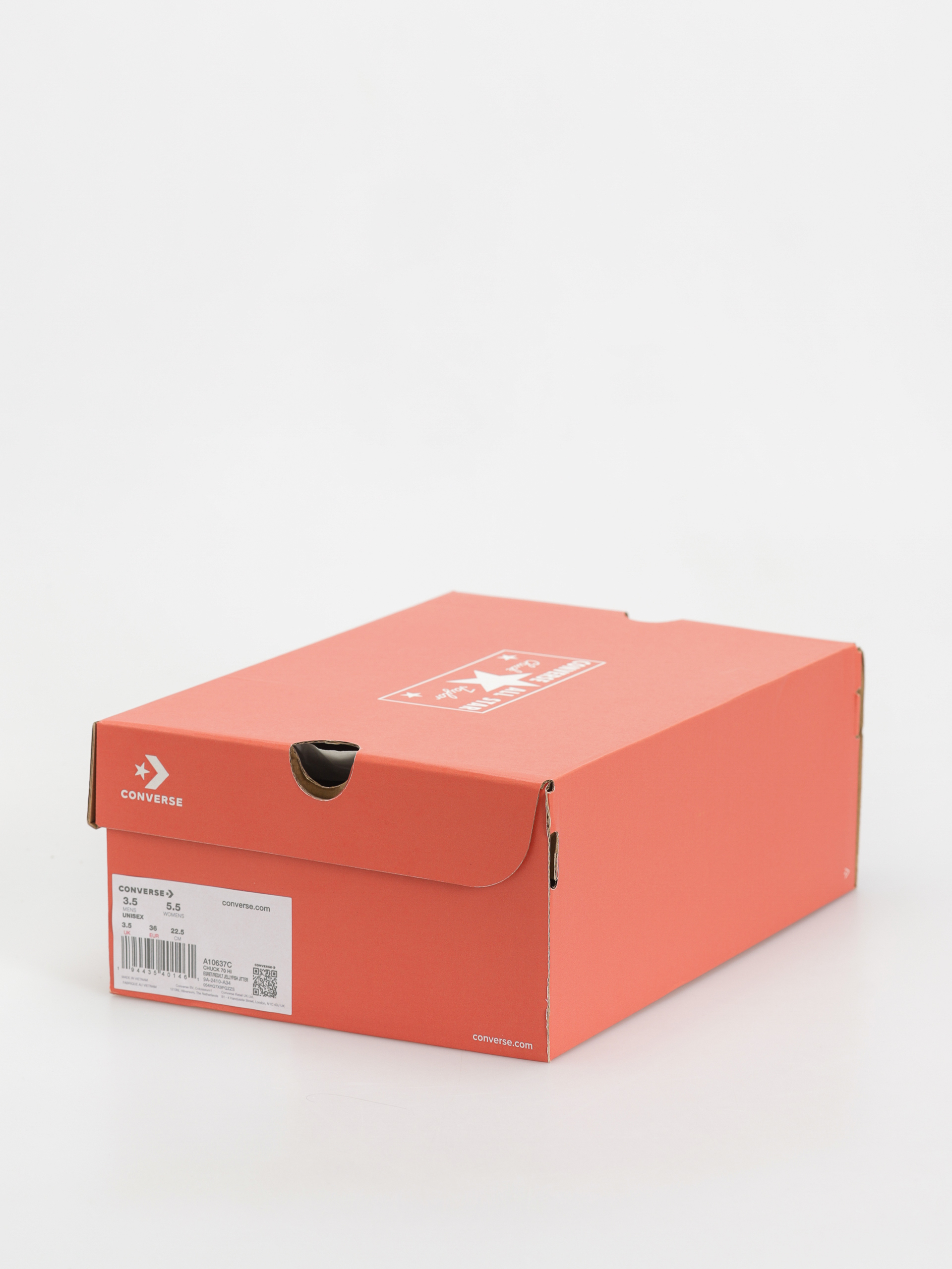 Кеди Converse Chuck 70 Hi (egret/red/lt jellyfish jitter)