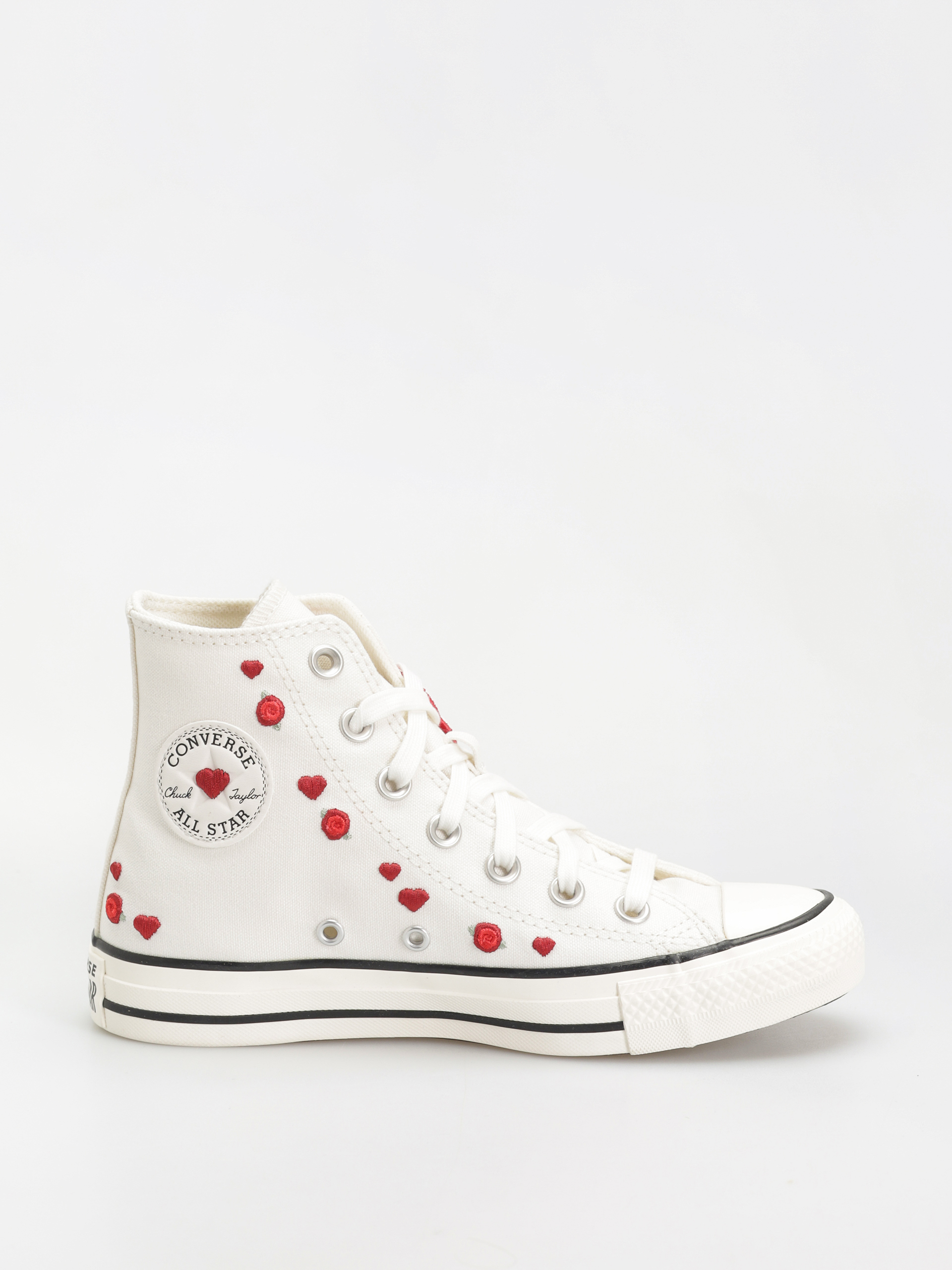 Кеди Converse Chuck Taylor All Star Hi Wmn (vintage white/red/egret)