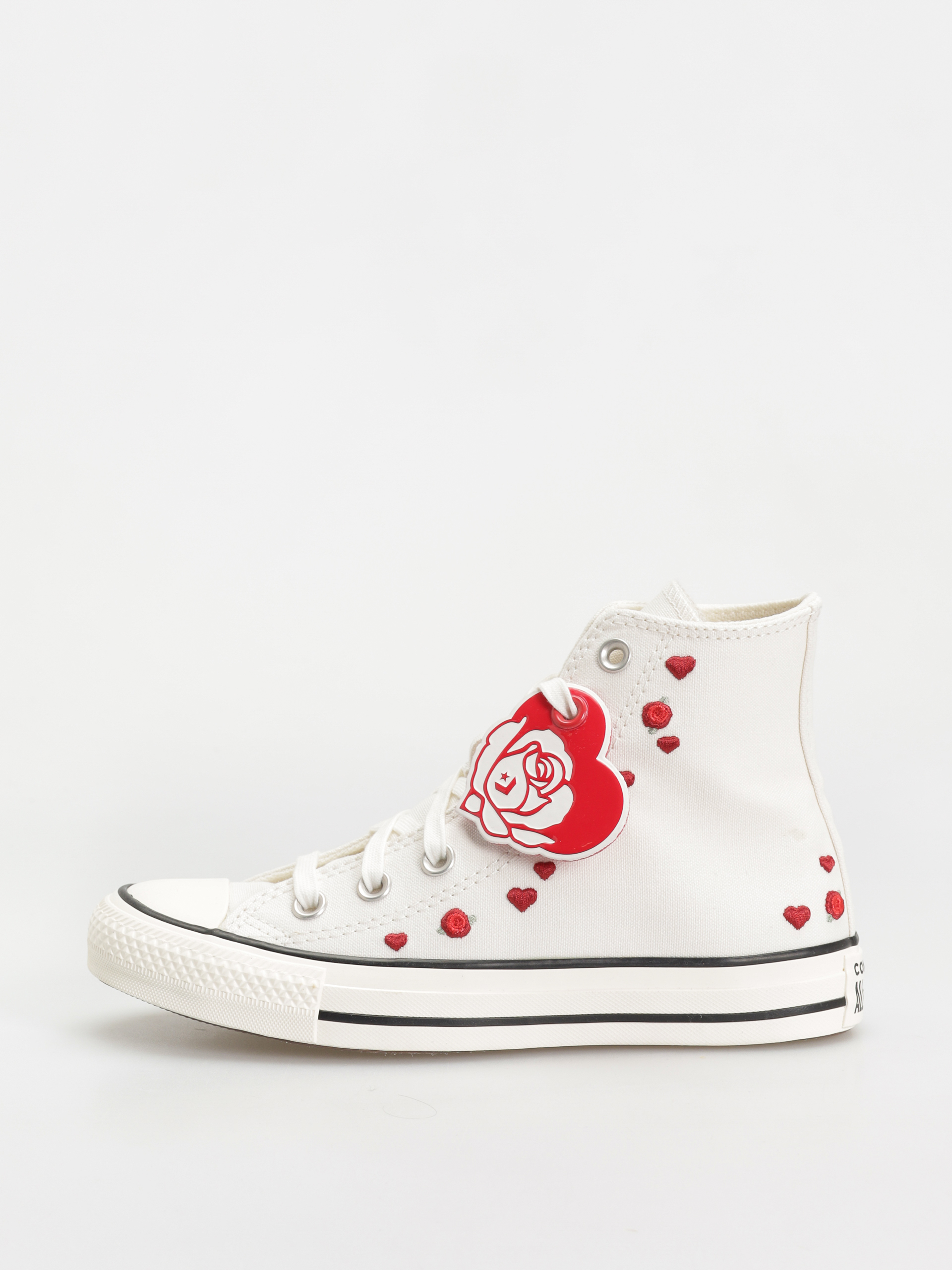 Кеди Converse Chuck Taylor All Star Hi Wmn (vintage white/red/egret)