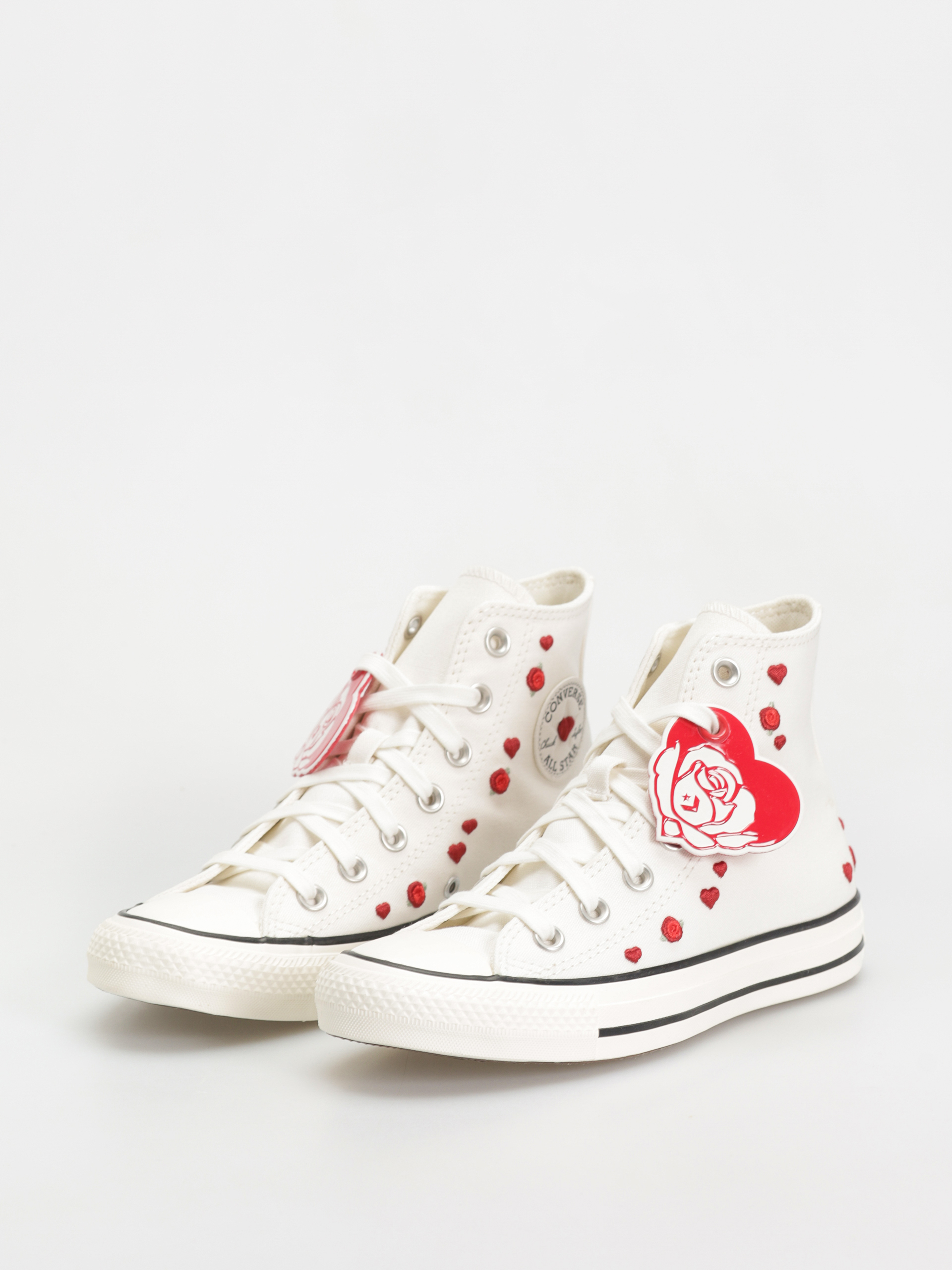 Кеди Converse Chuck Taylor All Star Hi Wmn (vintage white/red/egret)